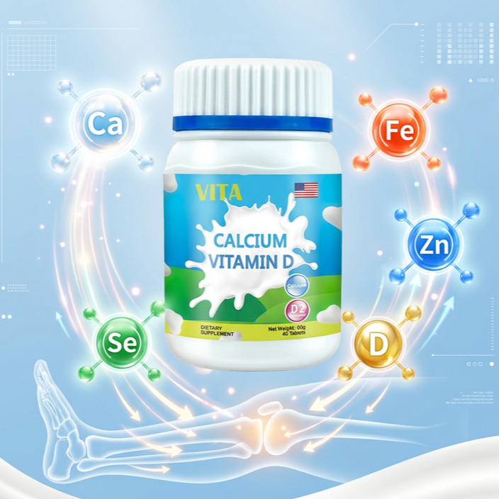 วิตามินเด็กแบบเคี้ยว แคลเซียม เหล็ก สังกะสี ซีลีเนียม | รสผลไม้ทานง่าย | ช่วยเสริมการเจริญเติบโตและภูมิคุ้มกัน | อาหารเสริมสำหรับเด็กวัยเจริญเติบโต