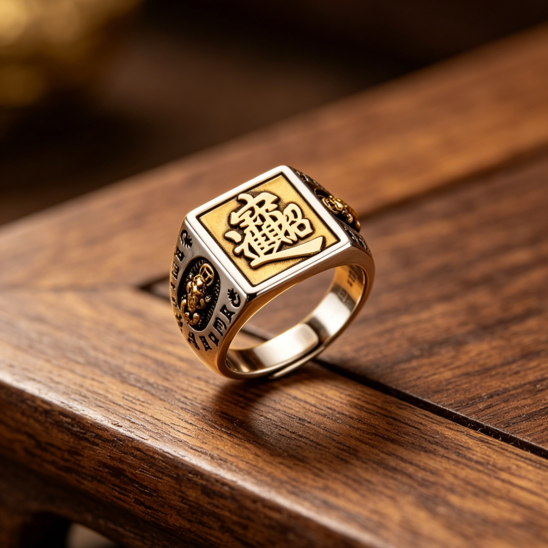 แหวนปี่เซียะเรียกทรัพย์ สไตล์วินเทจ | พลิกโชคชะตา ดูดเงินล้าน | วัสดุพรีเมียม ไม่ลอก ไม่ดำ ใส่อาบน้ำได้ 100%