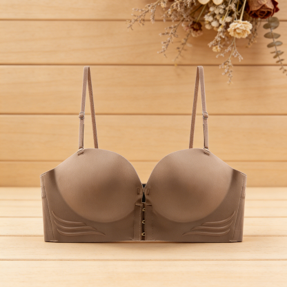 บราตะขอหน้าไร้รอยต่อ อัปอกชิดทันที | ชุดชั้นในโชว์หลังสวยไร้ขอบ | ผ้าระบายอากาศ นุ่มใส่สบายตลอดวัน | ทรงสวยกระชับ ไม่กดทับ ไม่เป็นรอย