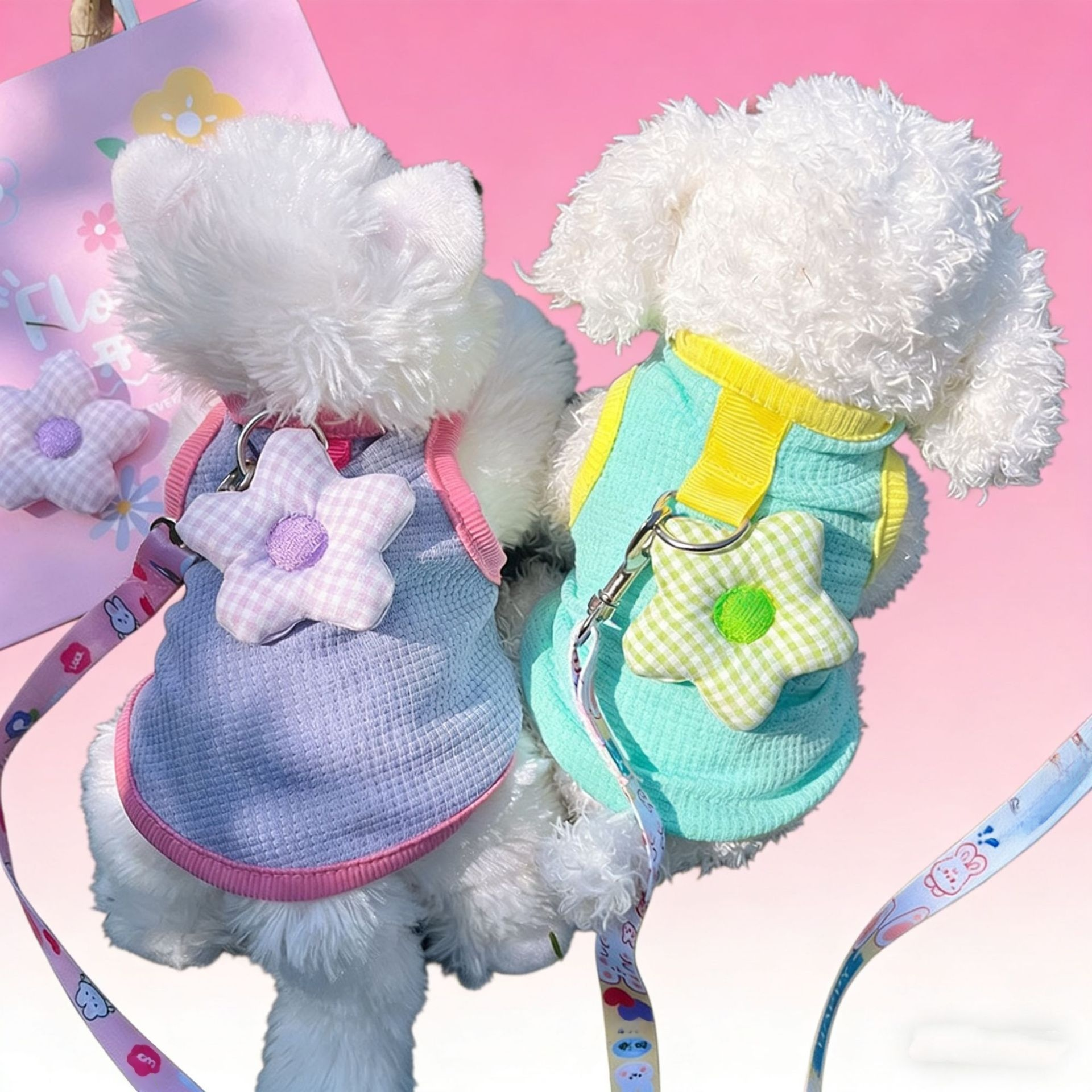 British Shorthair Blue Cat Spring/Summer Breathable Pet Clothes - Anti-Shedding & Comfortable