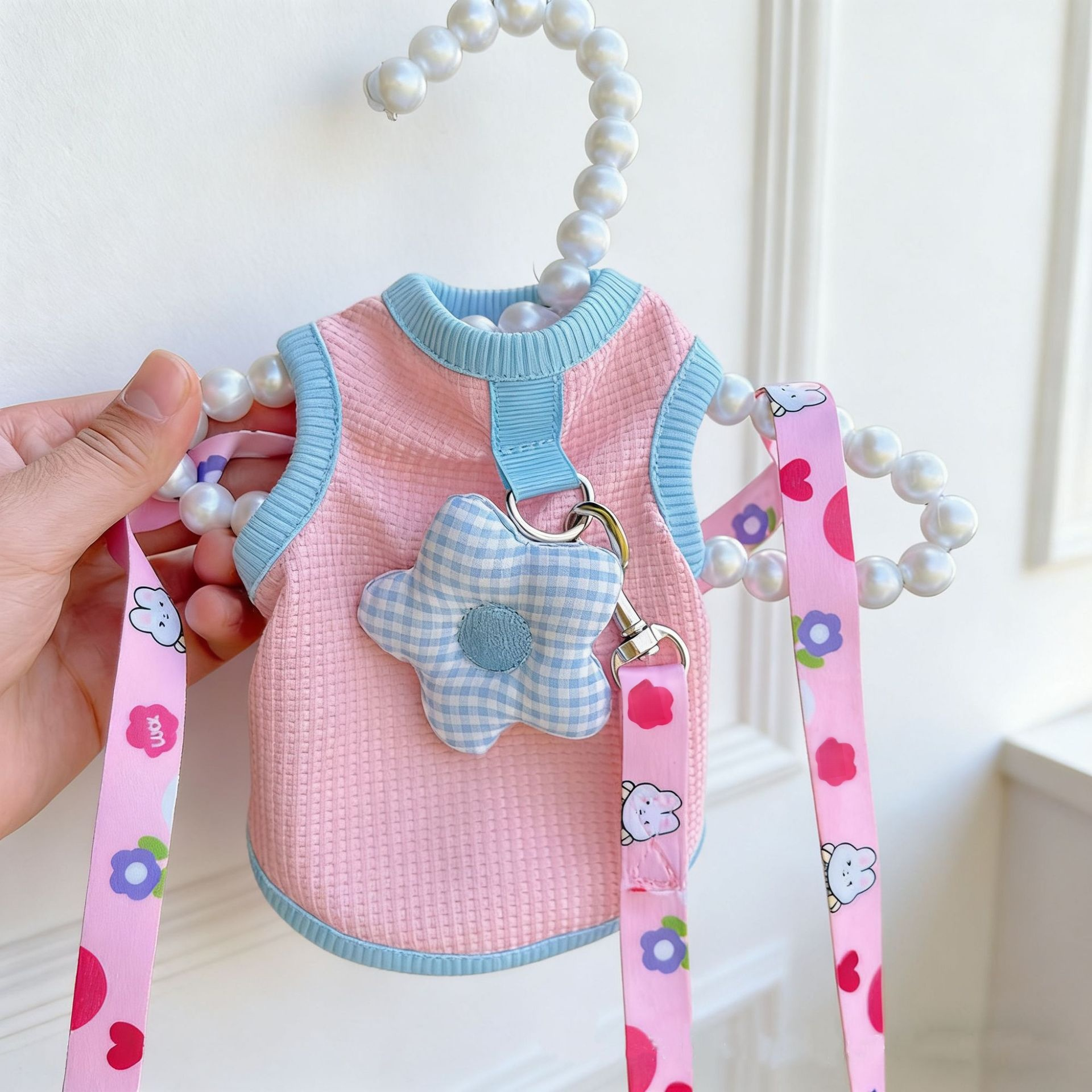 British Shorthair Blue Cat Spring/Summer Breathable Pet Clothes - Anti-Shedding & Comfortable