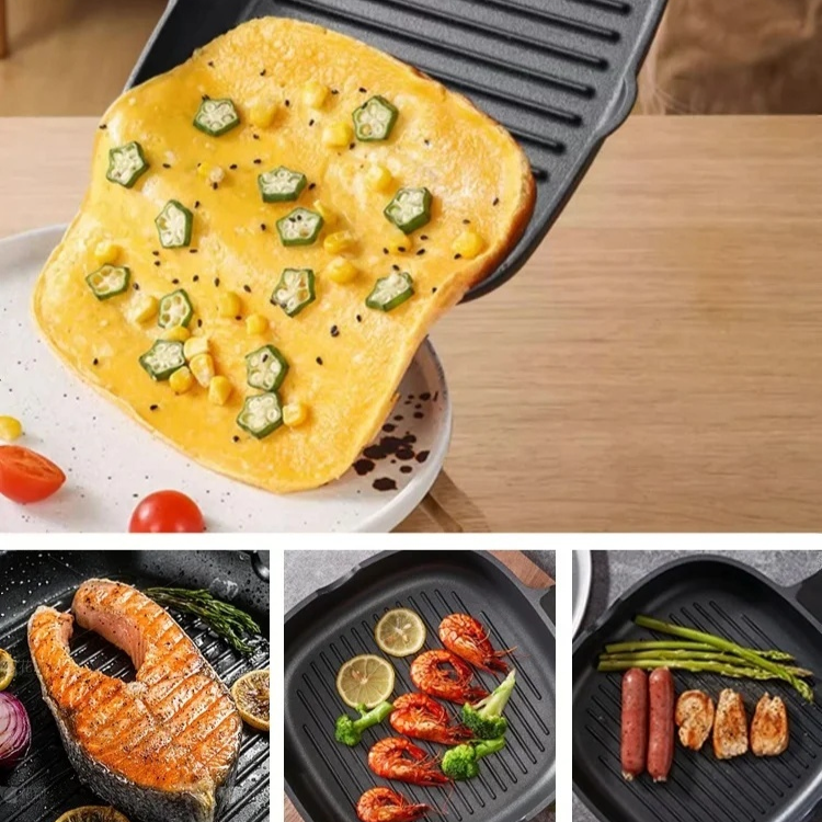 กระทะย่างสเต็กระดับมืออาชีพ