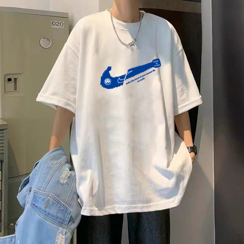 T-Shirt Men's Pure Cotton Half Sleeve Top Base Shirt