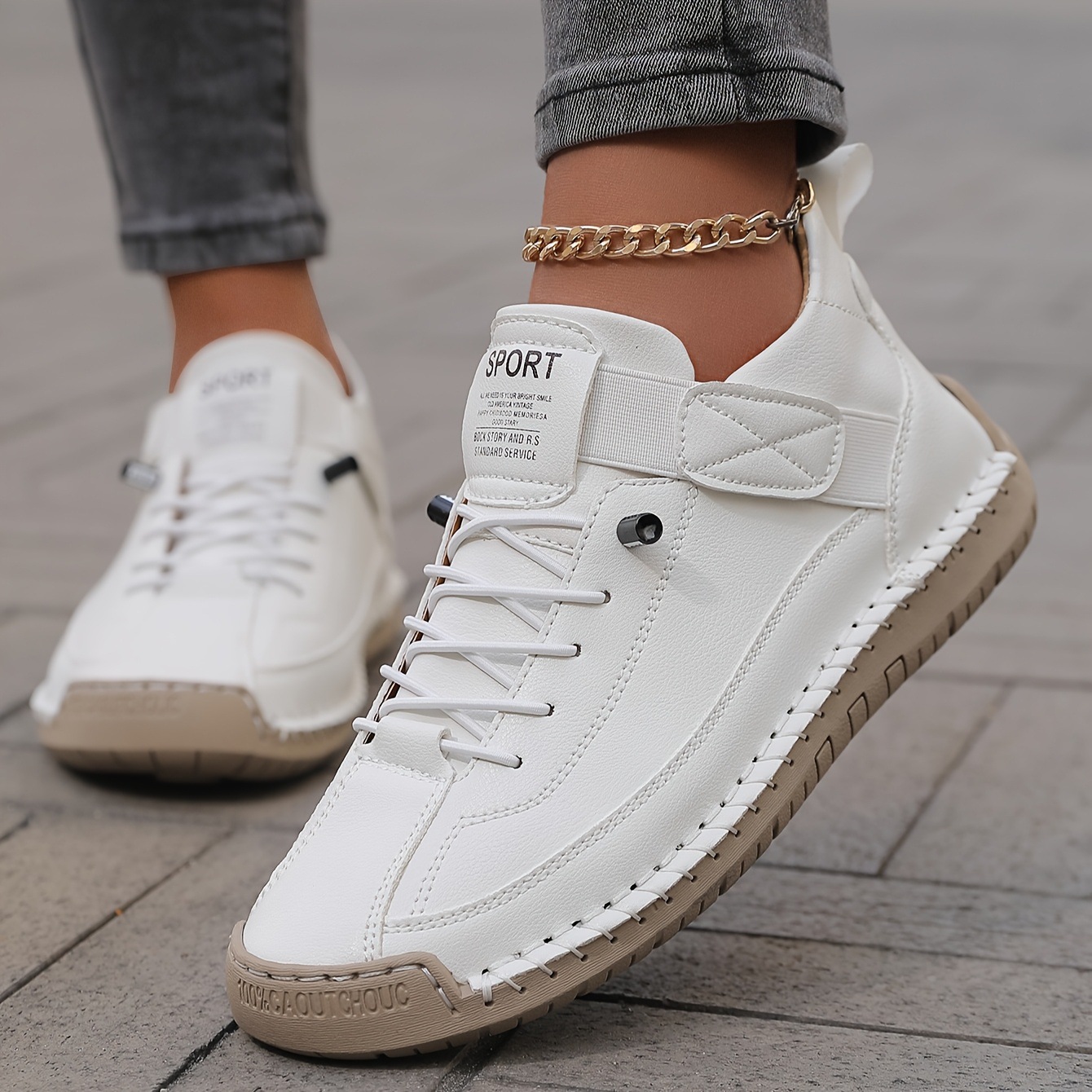 男士中筒馬丁靴戶外休閒工作服縫製男士鞋