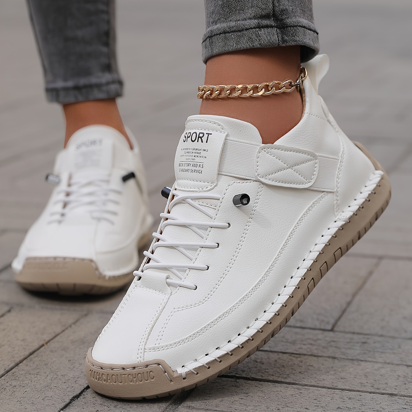 男士中筒馬丁靴戶外休閒工作服縫製男士鞋