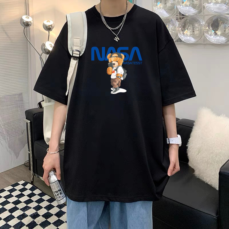 T-Shirt Men's Pure Cotton Half Sleeve Top Base Shirt