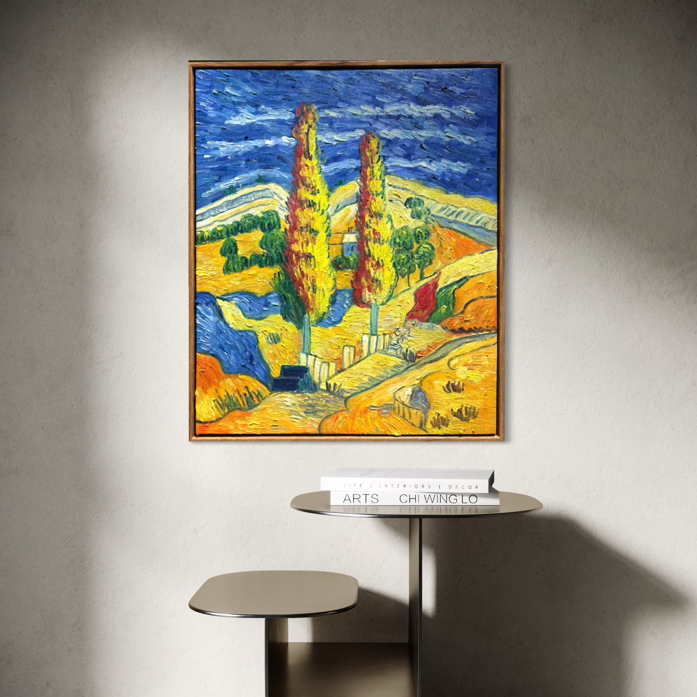 [Reproduction] Vincent Van Gogh – Two Poplars in the Alpilles