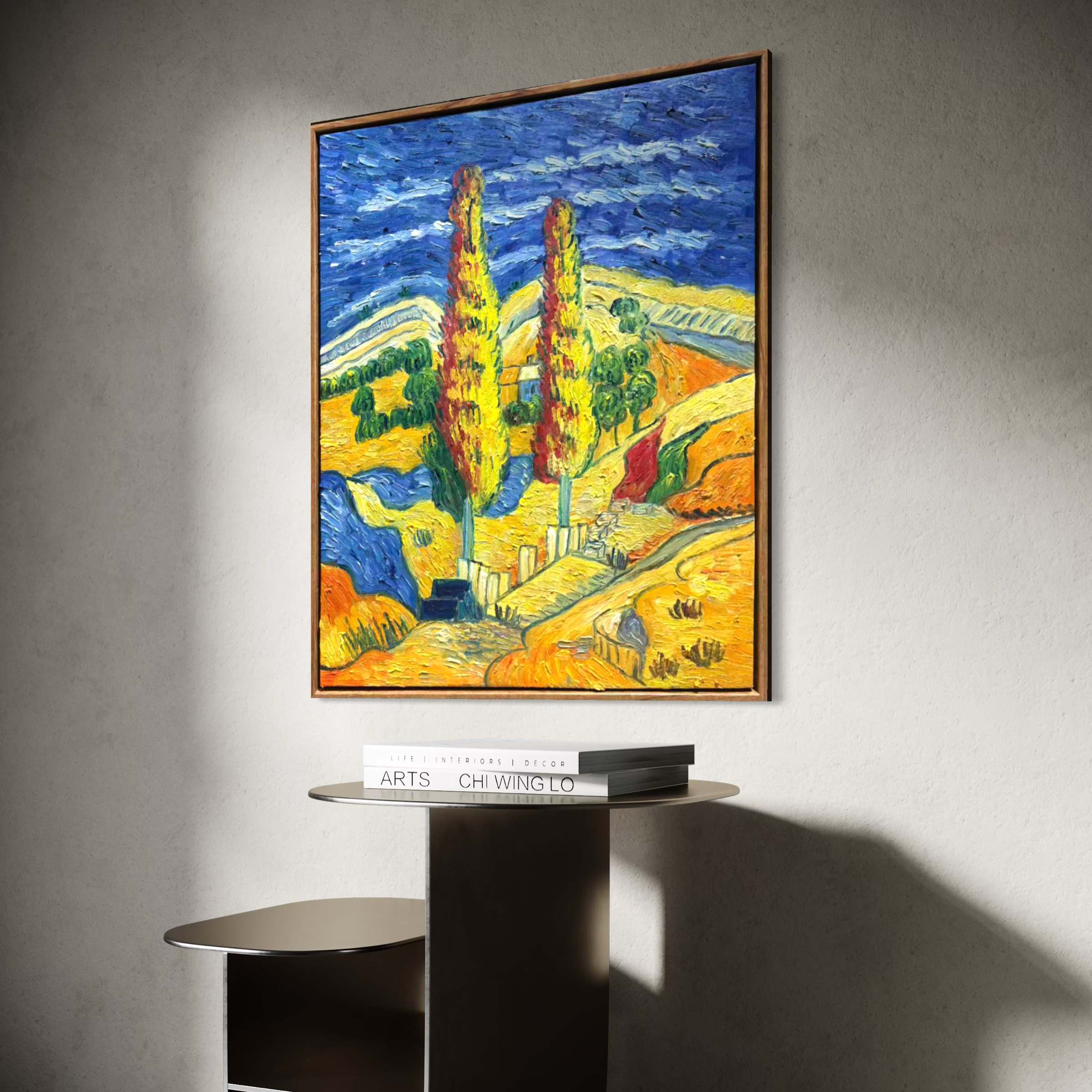 [Reproduction] Vincent Van Gogh – Two Poplars in the Alpilles