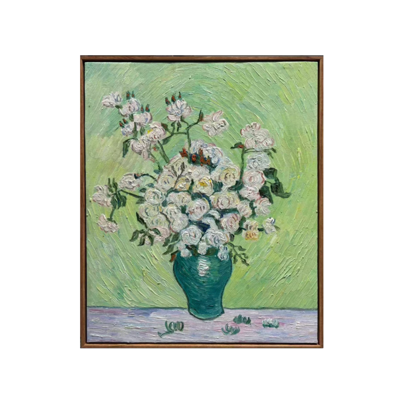 [Reproduction] Vincent Van Gogh – Vase with Pink Roses