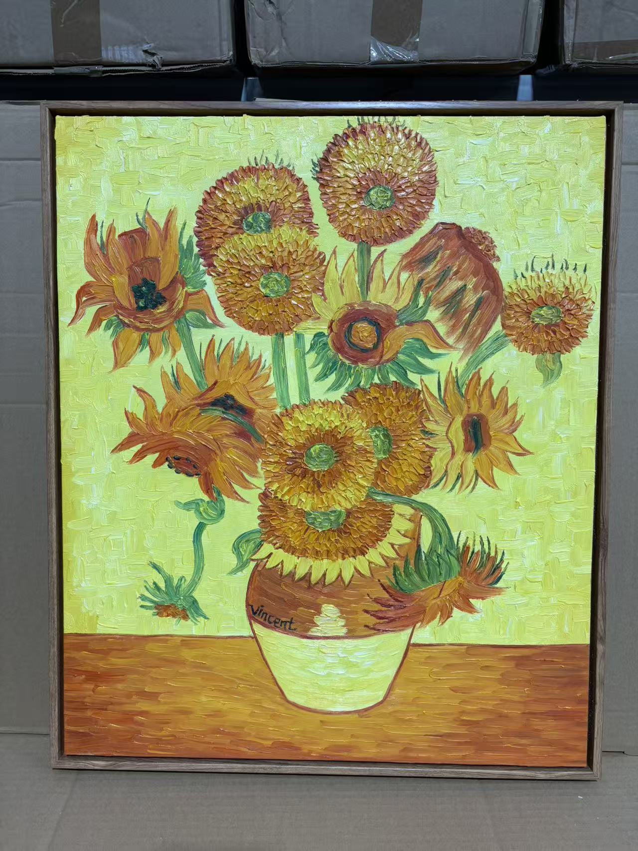 [Reproduction] Vincent Van Gogh – Sunflowers