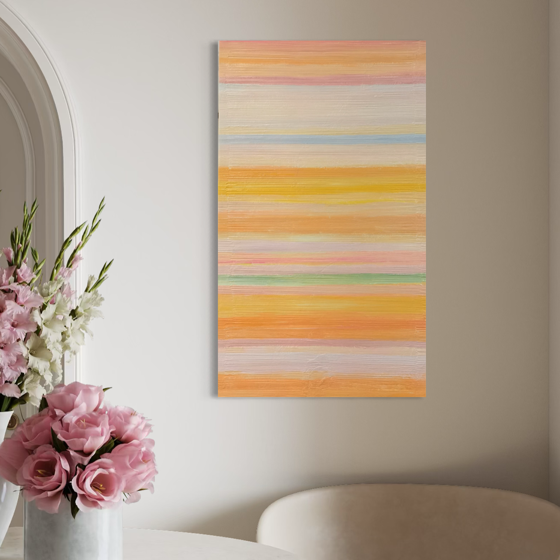 Abstract Sunset Stripes