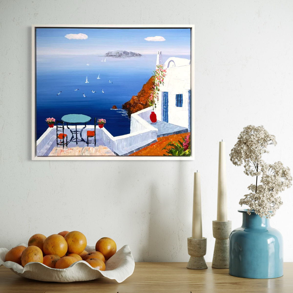 Aegean Dreams: Cliffside Cafe