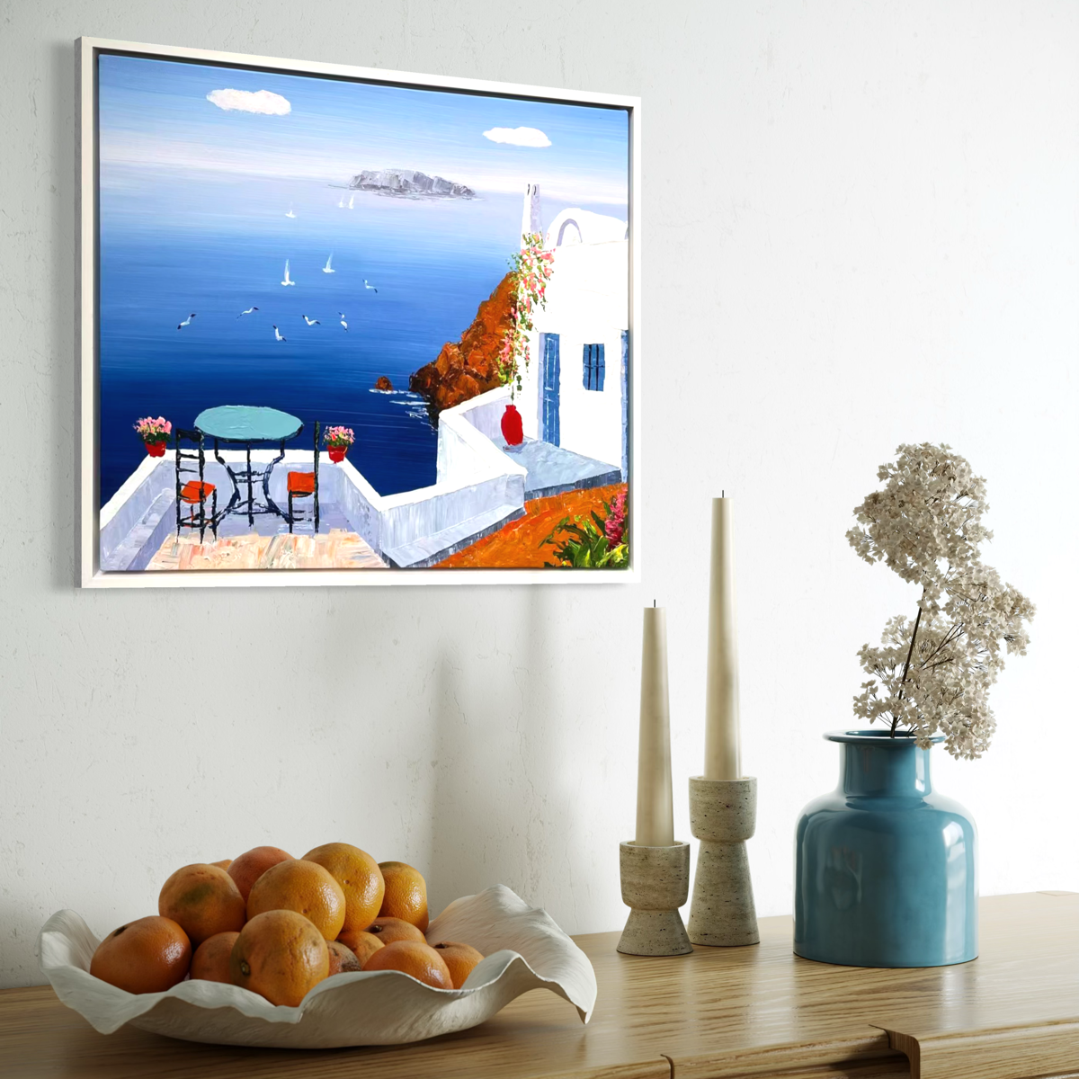 Aegean Dreams: Cliffside Cafe