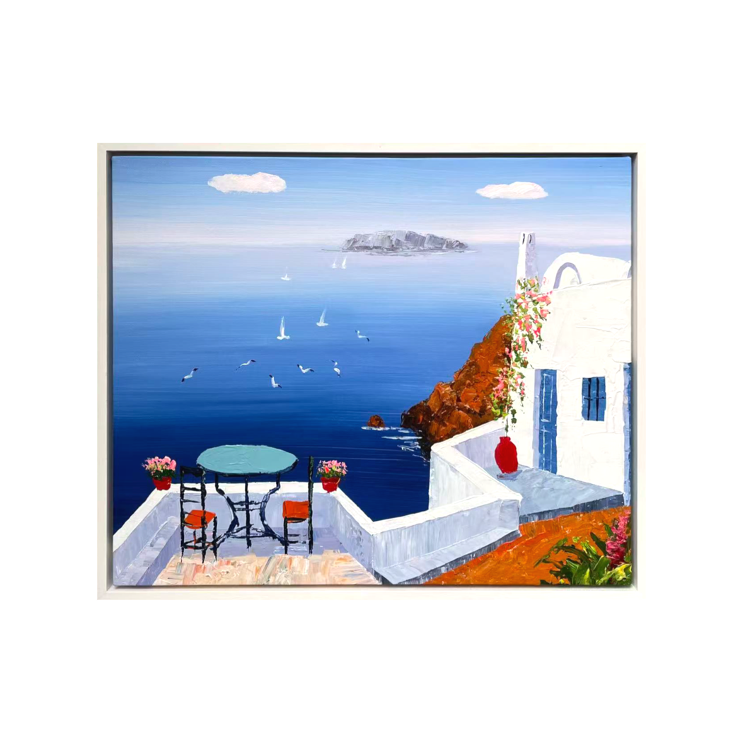 Aegean Dreams: Cliffside Cafe