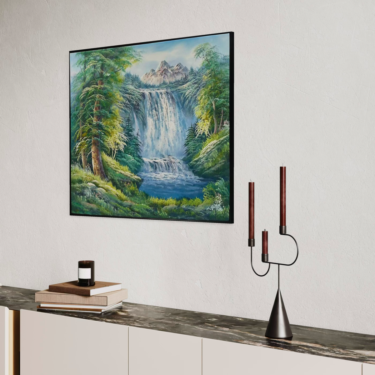 Alpine Waterfall Rush - 1