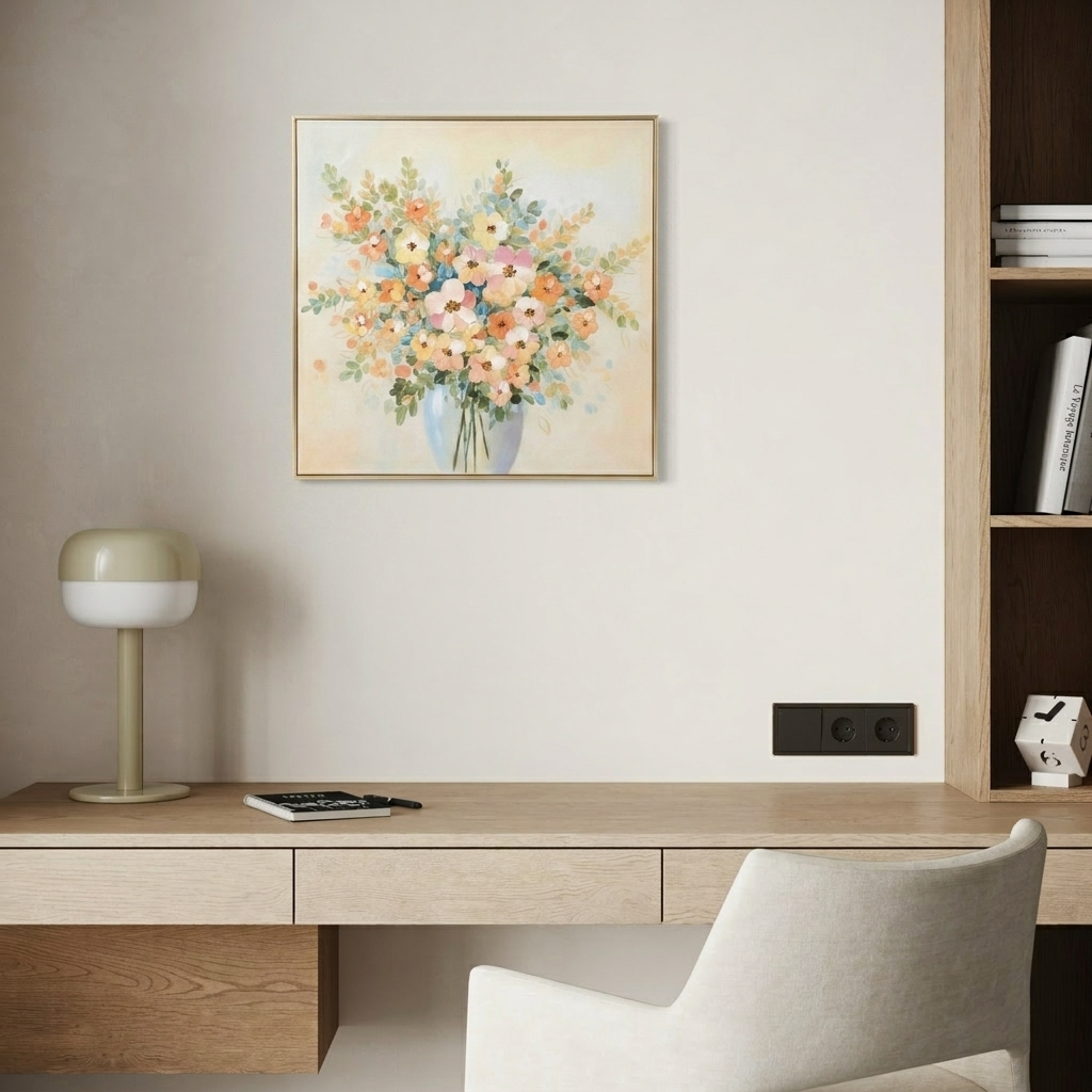 Amber Mist Bouquet: 60x60cm