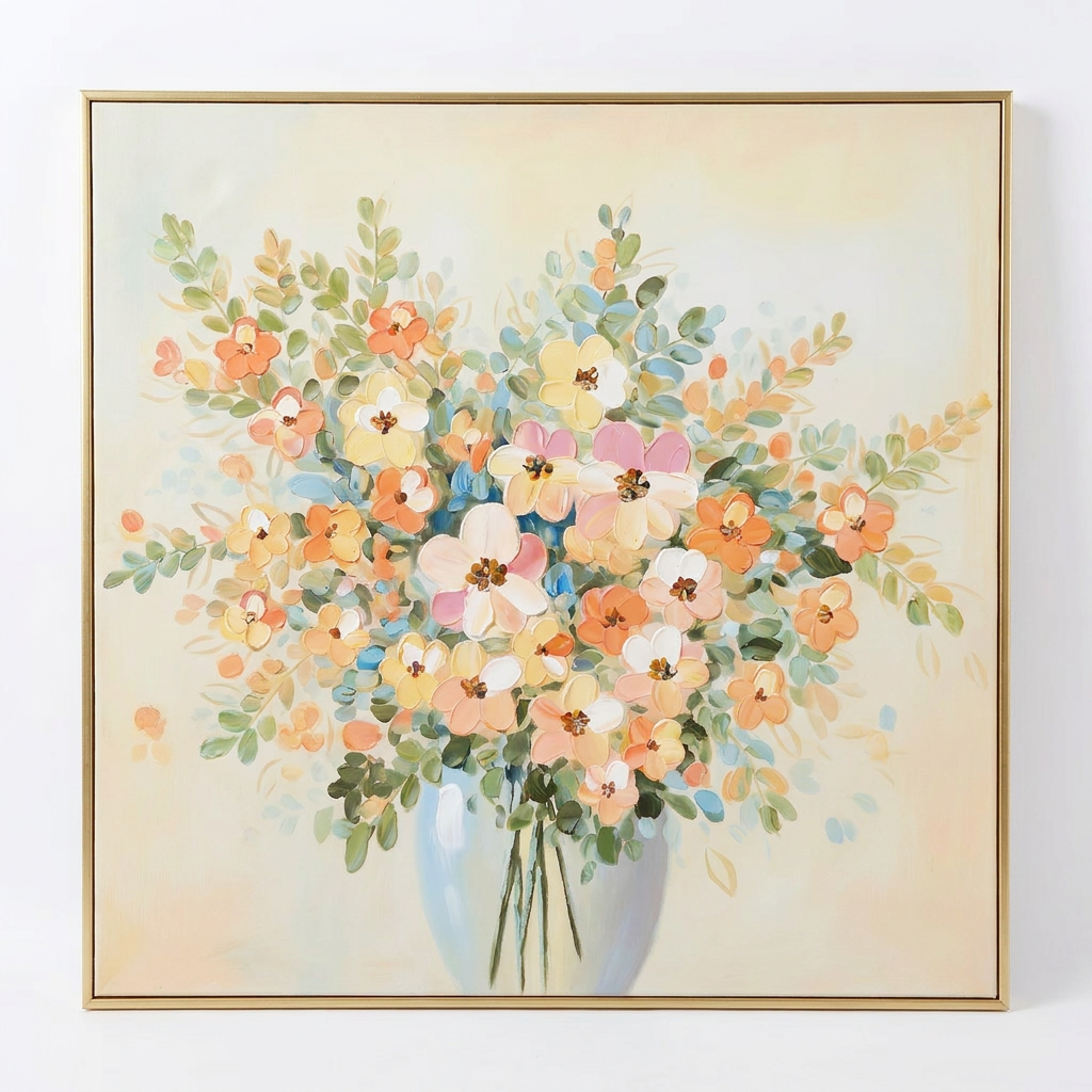 Amber Mist Bouquet: 60x60cm