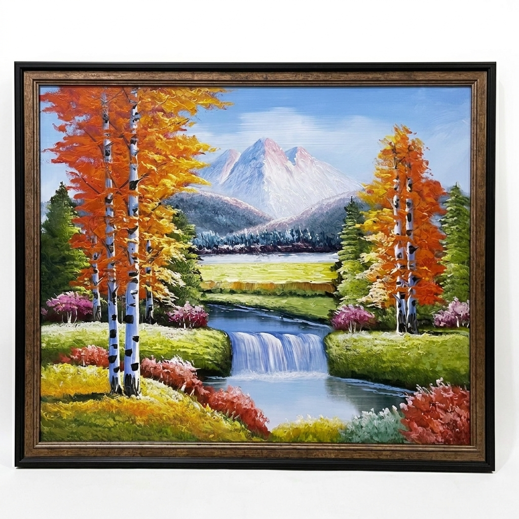 Autumn Forest Waterfall