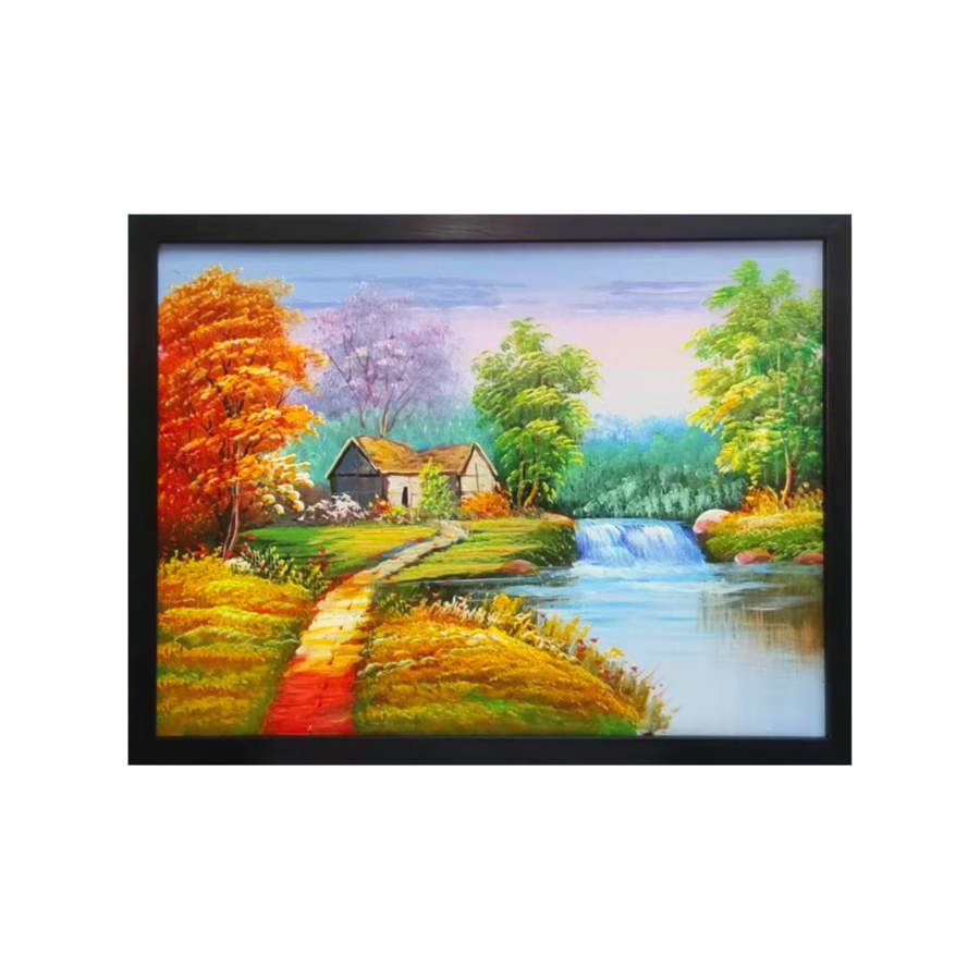 Autumn Waterfall Cabin