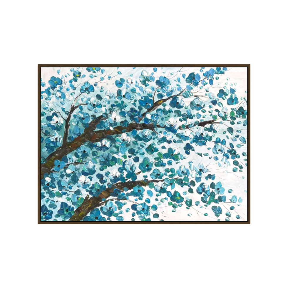 Azure Bloom - 80x60cm