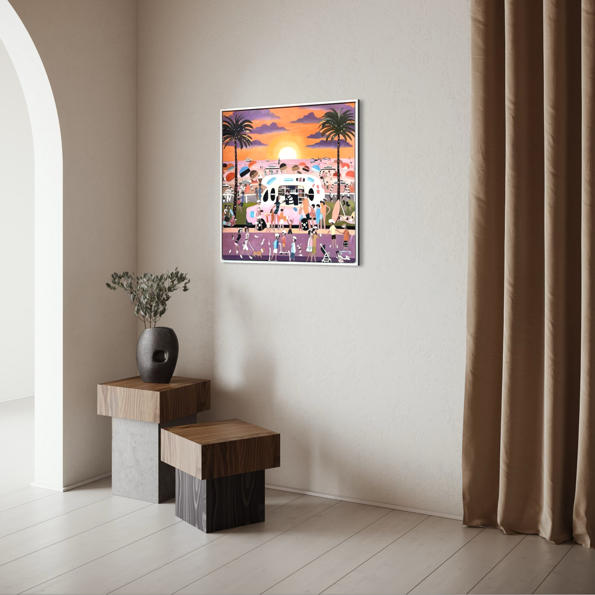 Beach Van Rhythms: Golden Hour