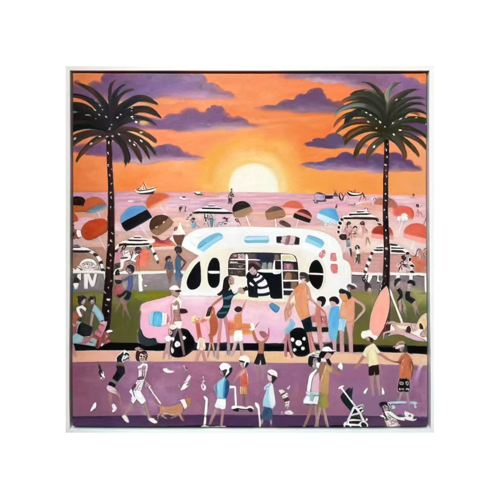 Beach Van Rhythms: Golden Hour