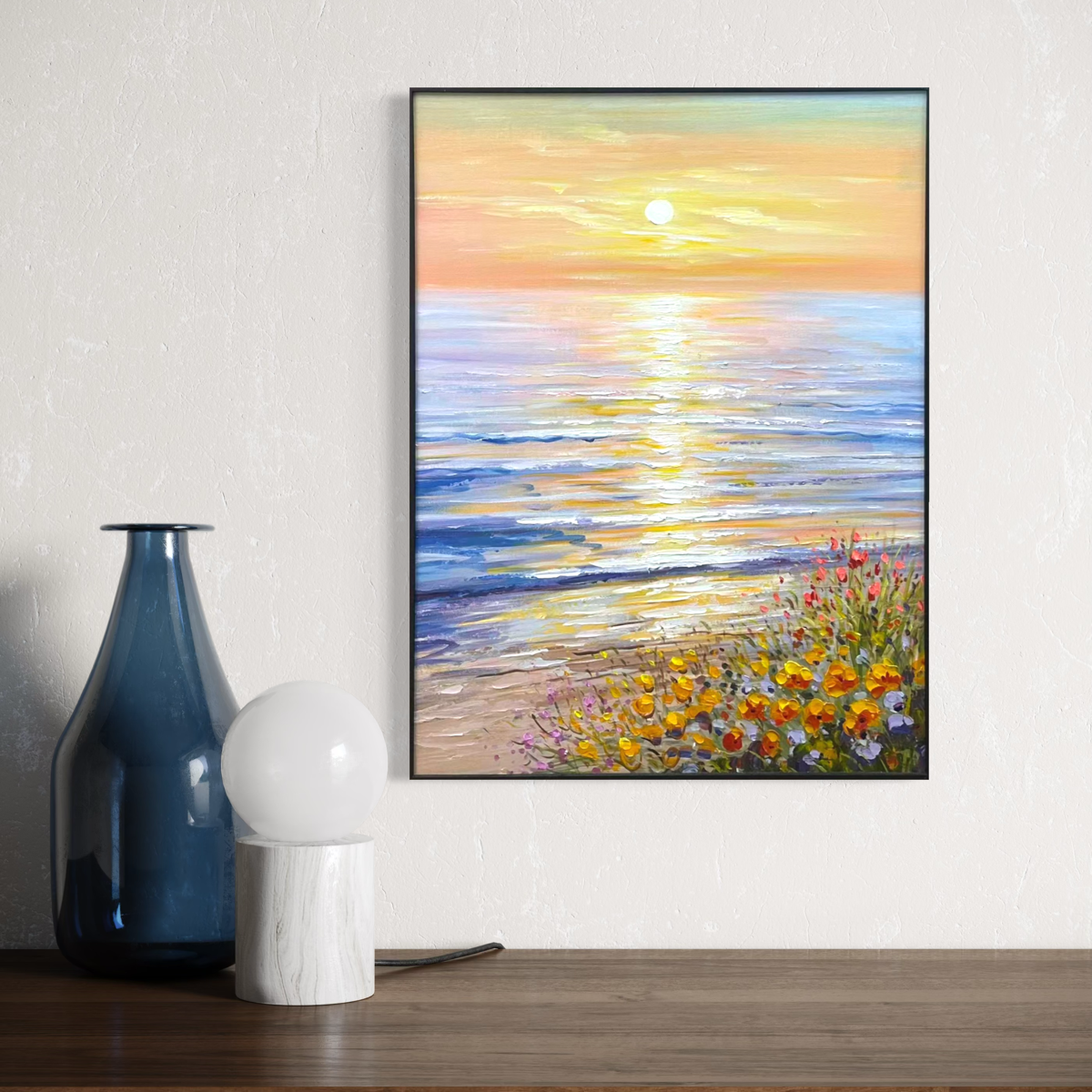 Painting Matters - Bloom Beneath the Sunset