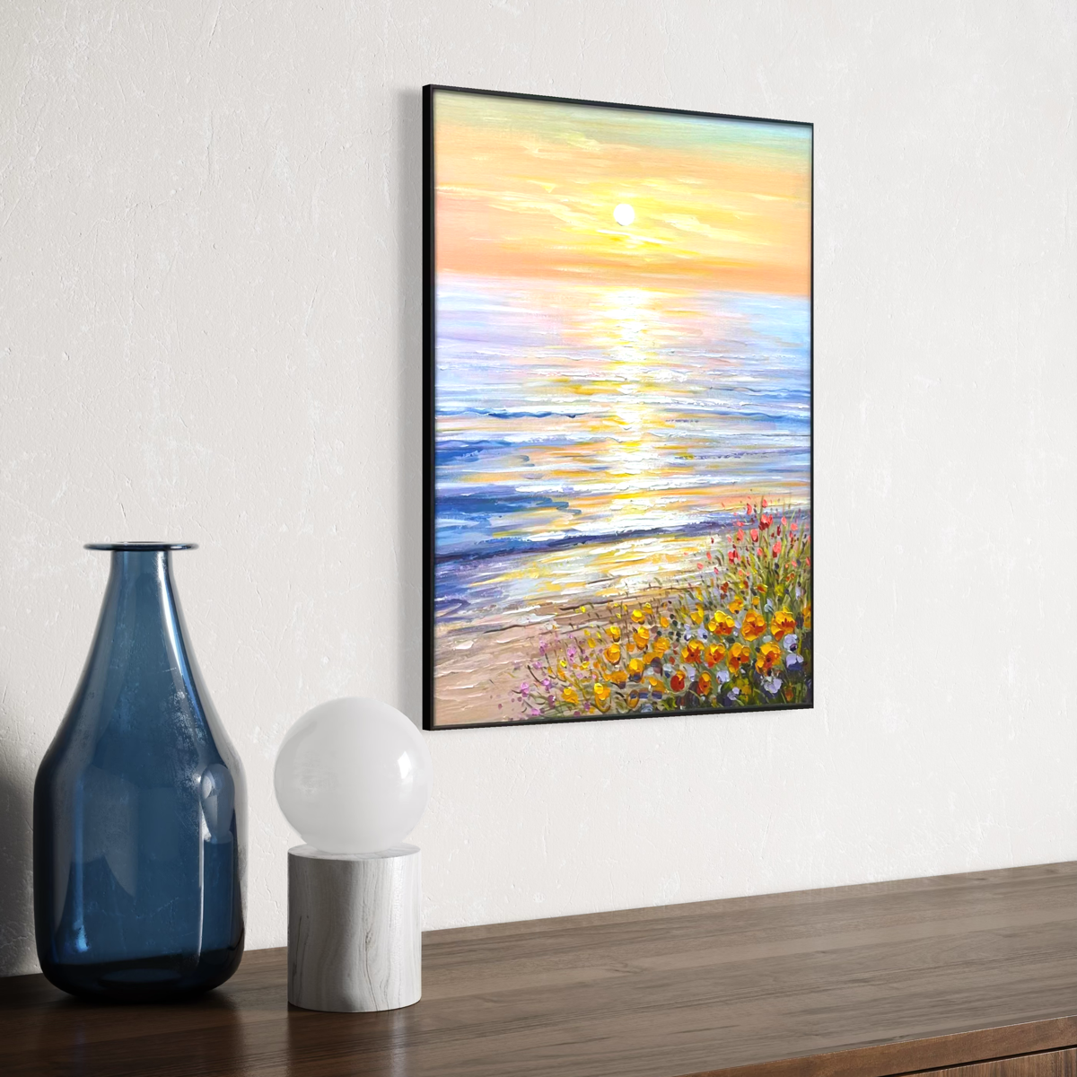 Painting Matters - Bloom Beneath the Sunset