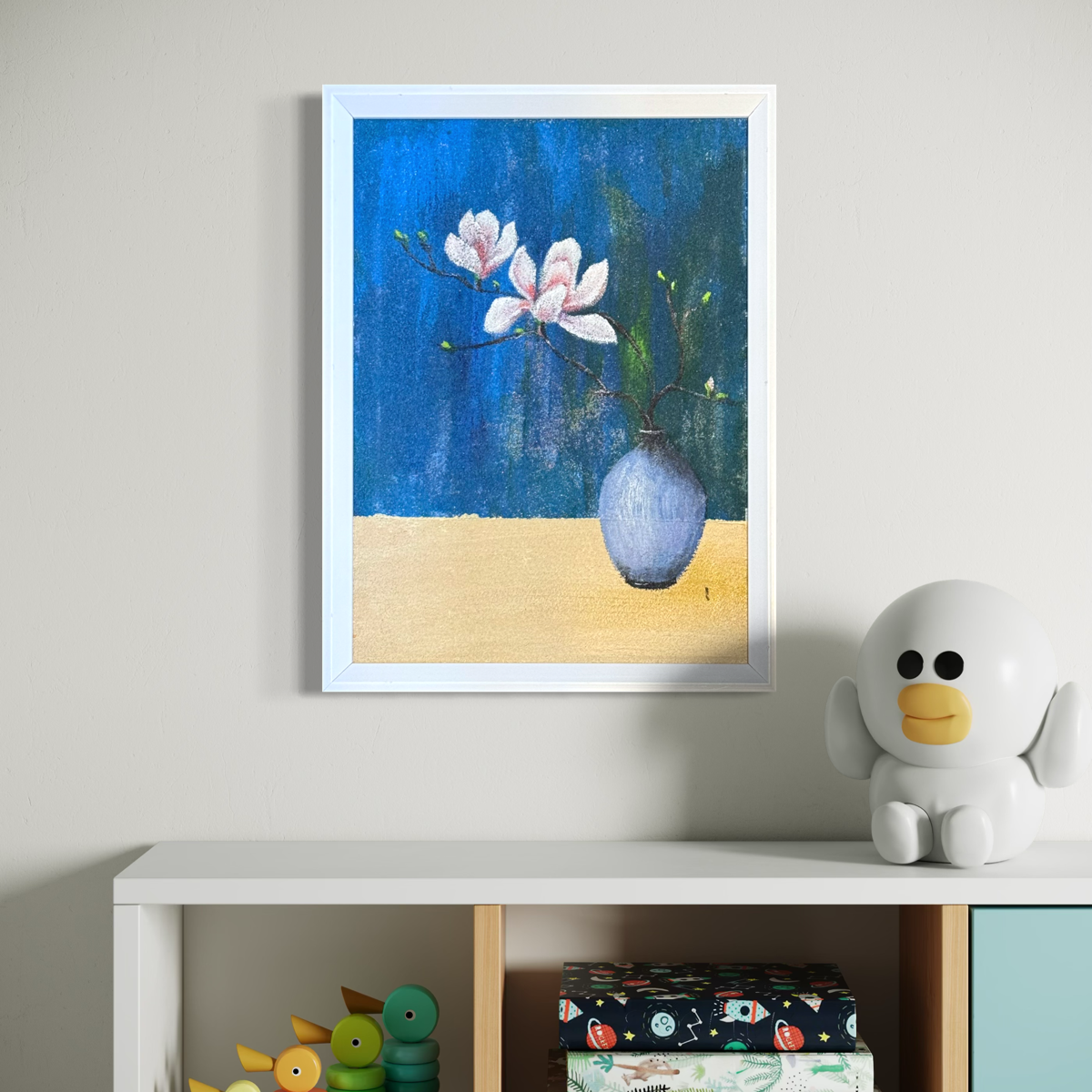 Blue Vase Magnolia-1
