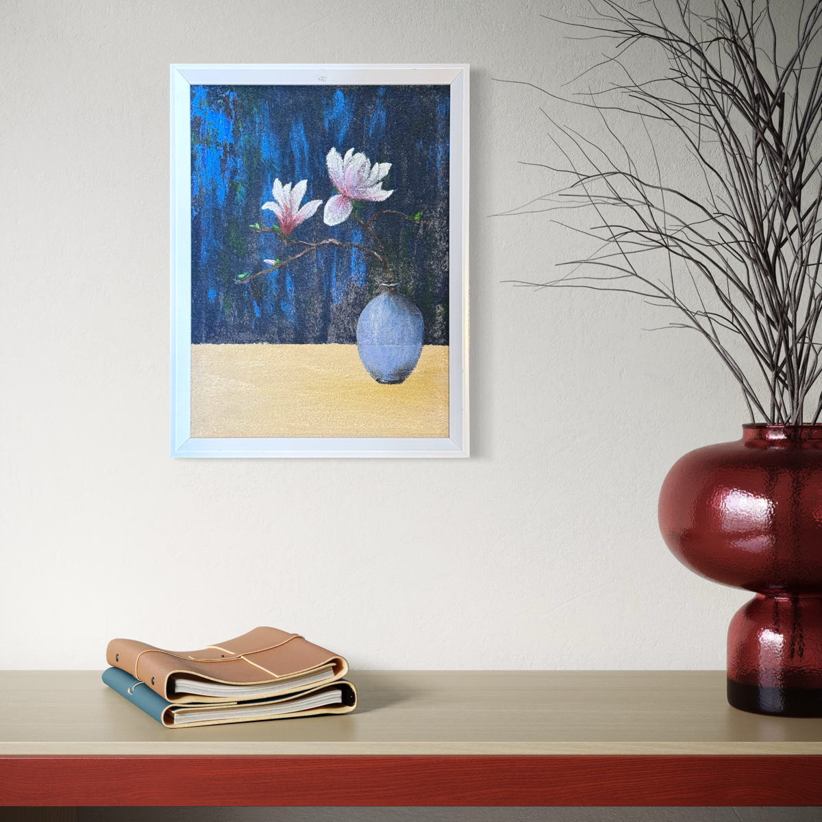 Blue Vase Magnolia-2