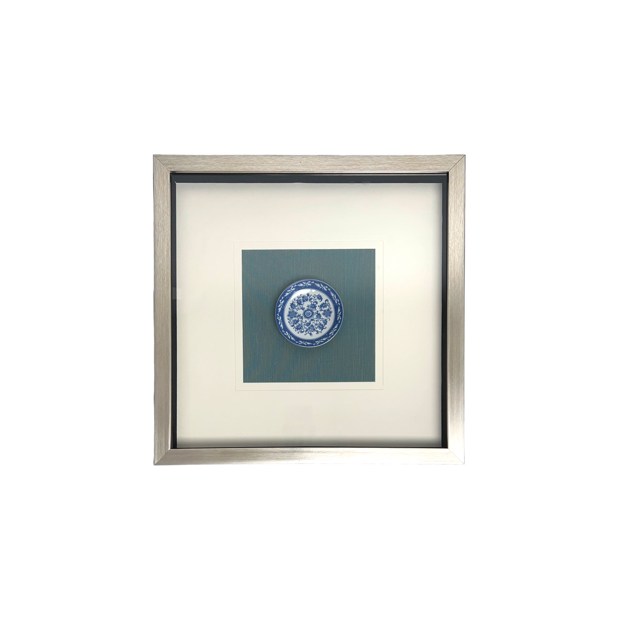 Blue and White Medallion