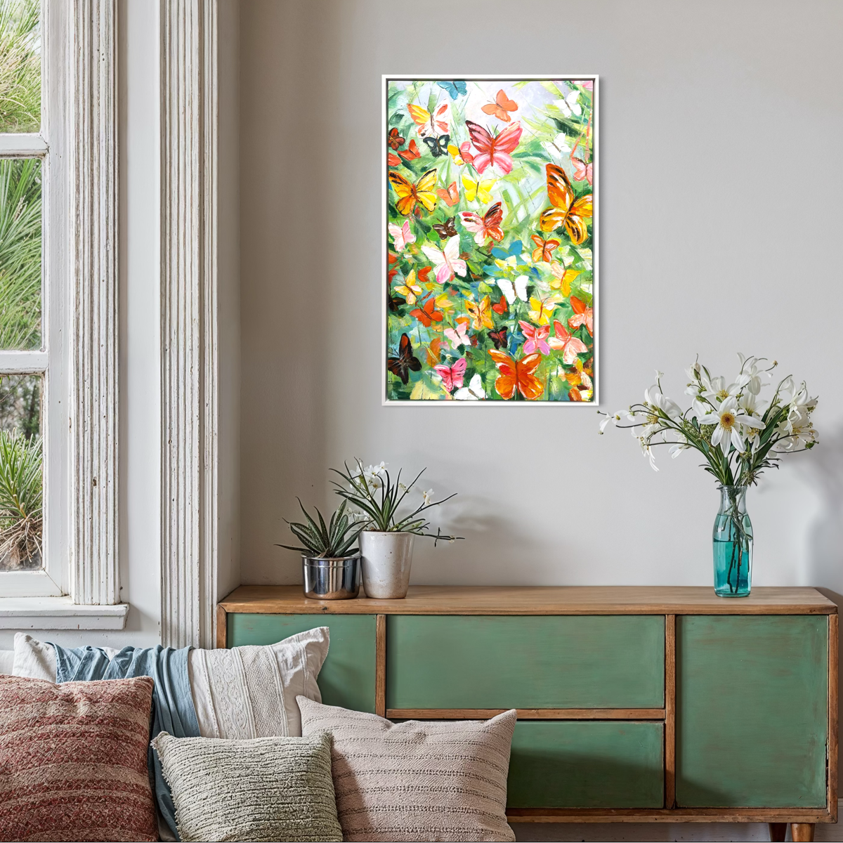 Butterfly Garden - 50x70cm