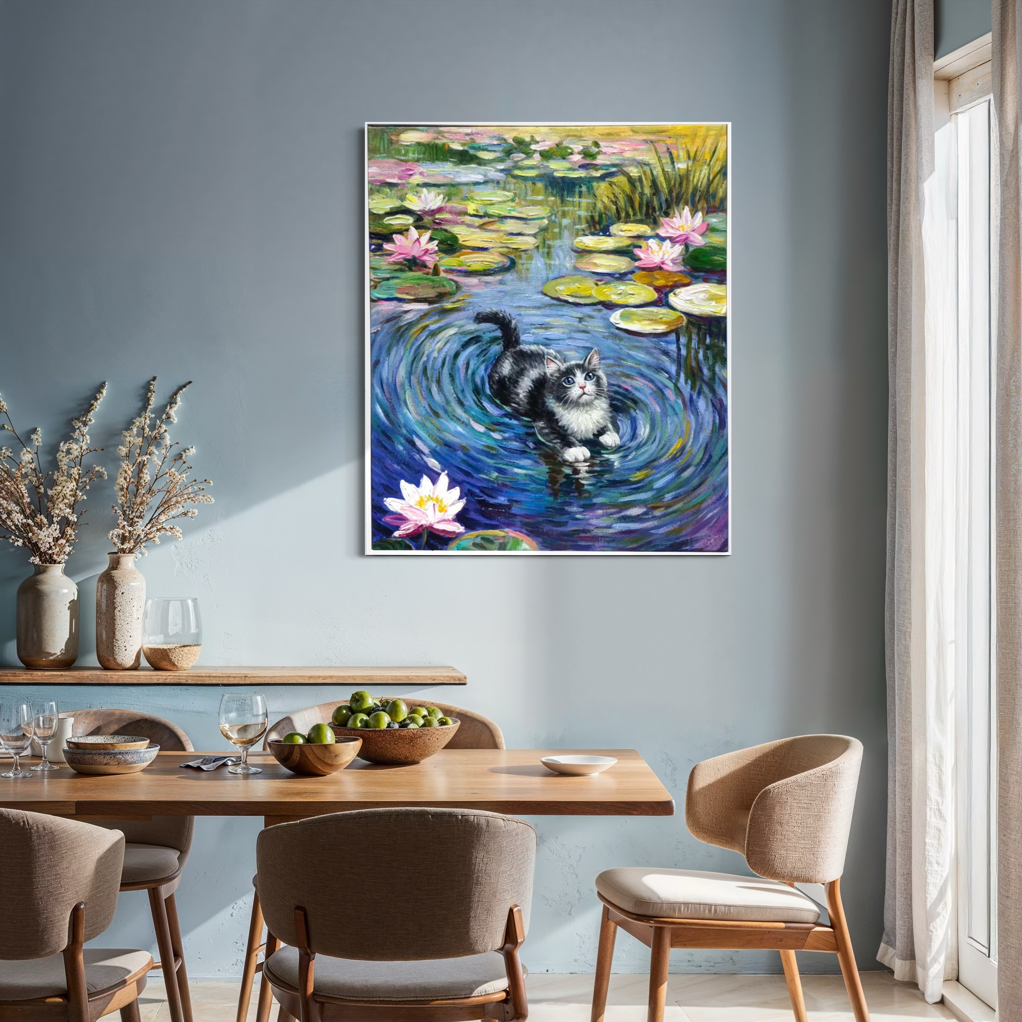 Cat Among the Lilies