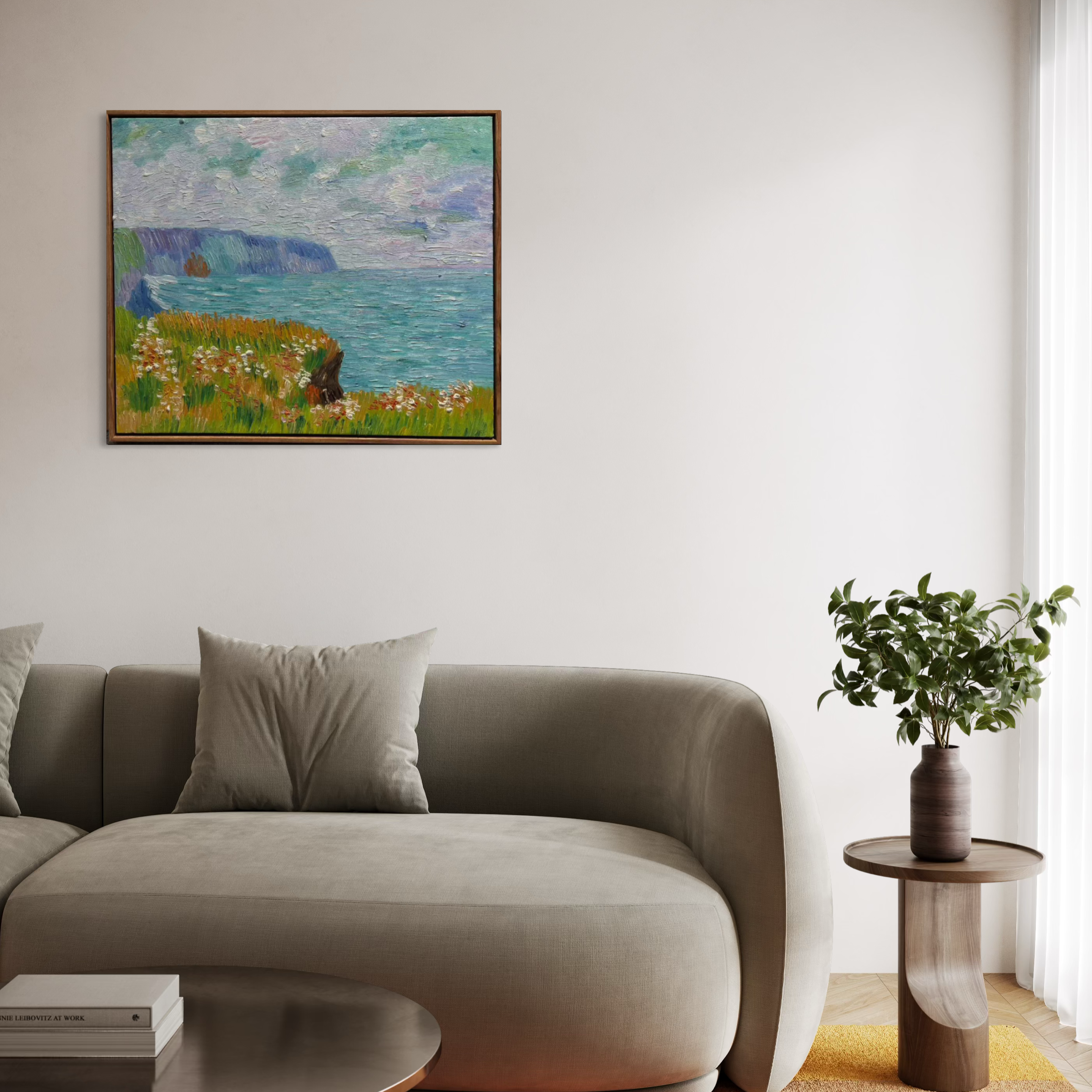 Clifftop Meadow by the Sea