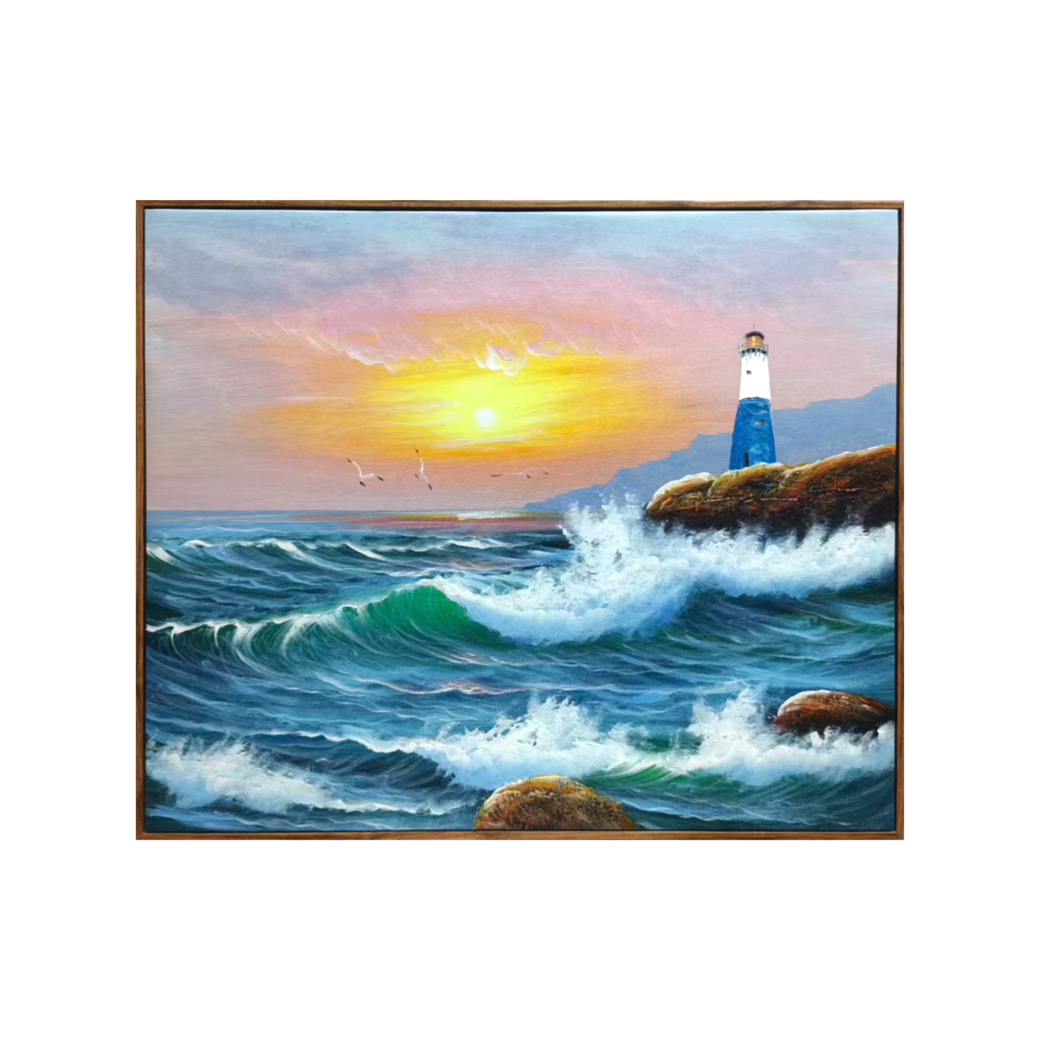 Painting Matters - Coastal Sunset Beacon
