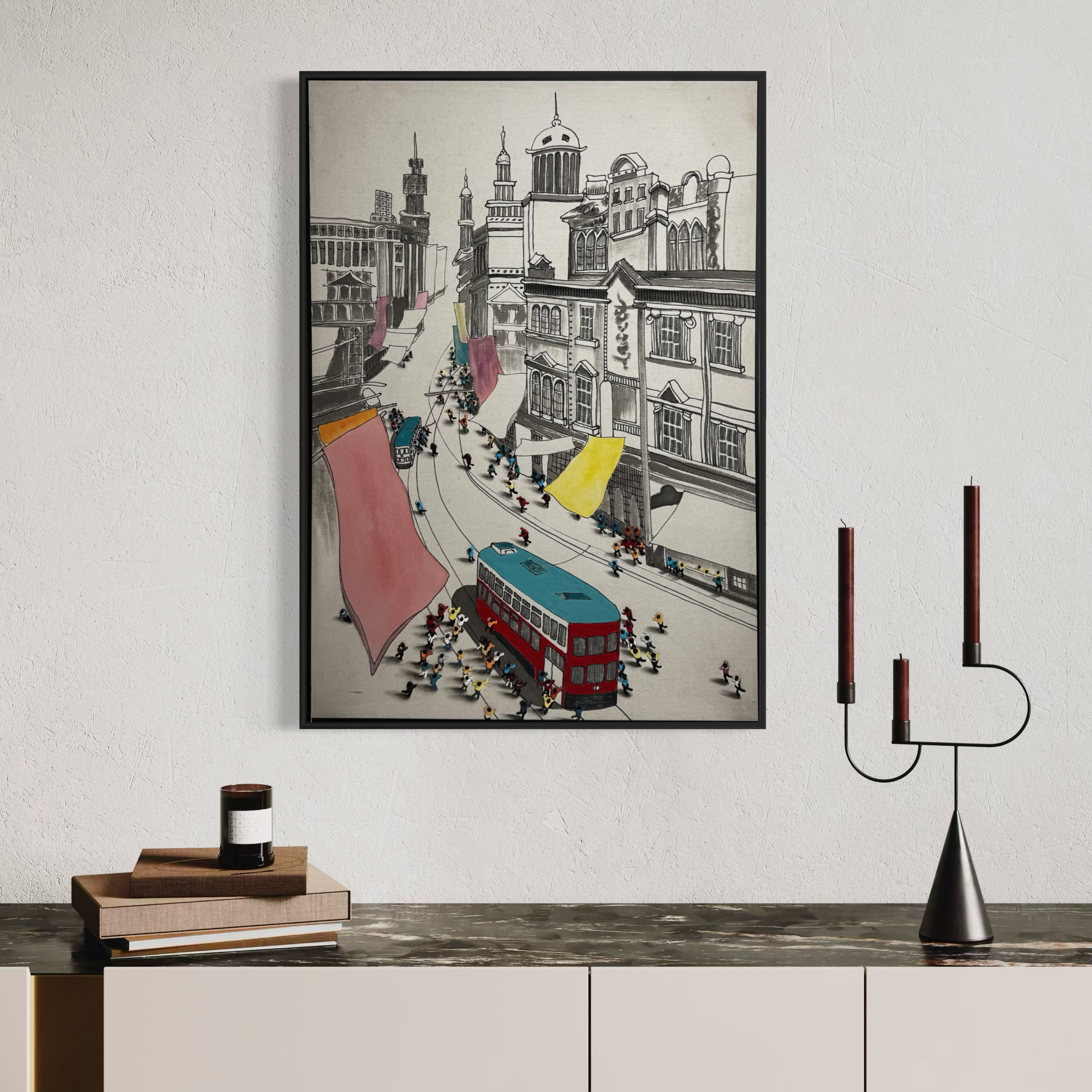 Tiny People: Color and Commotion - 60x90cm