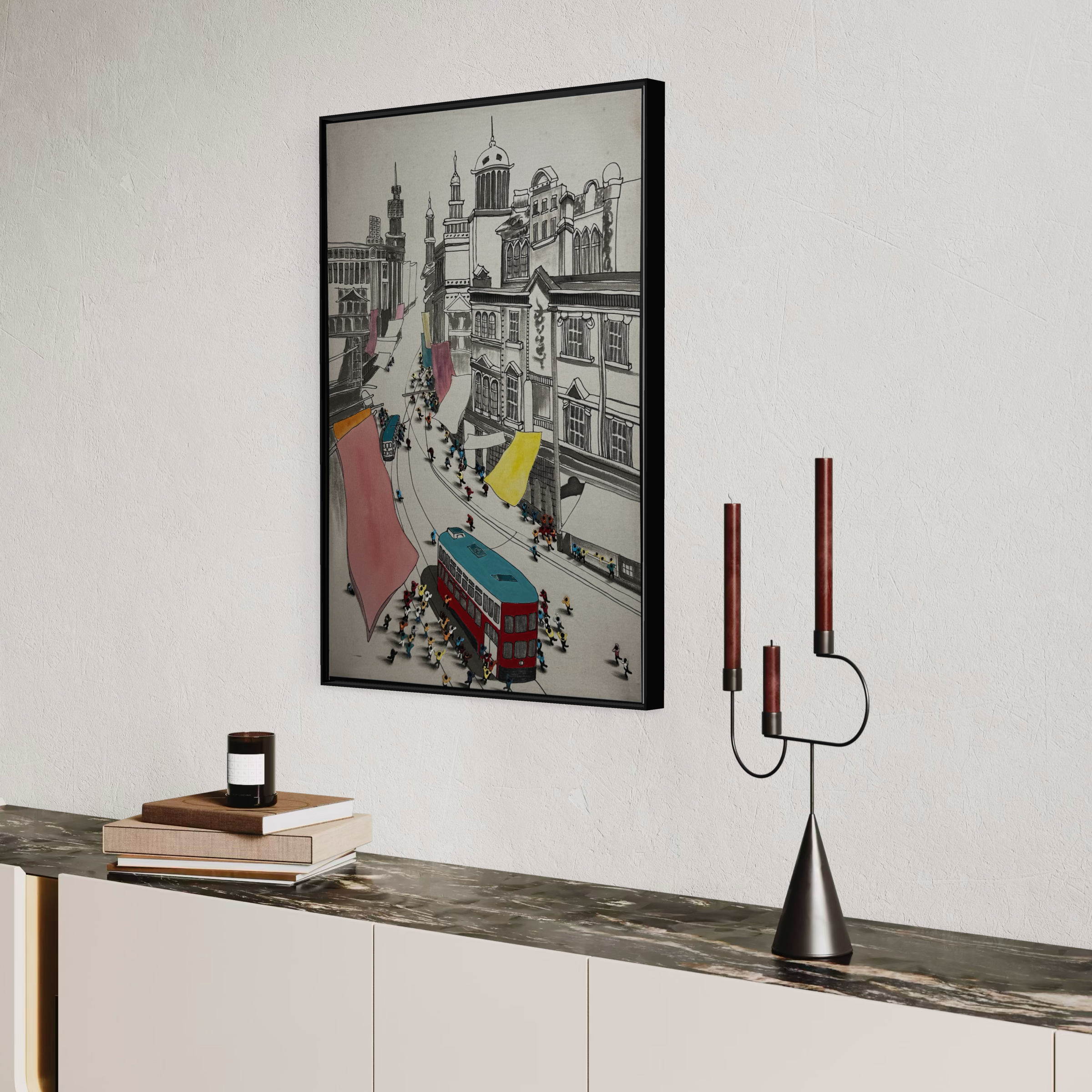 Tiny People: Color and Commotion - 60x90cm