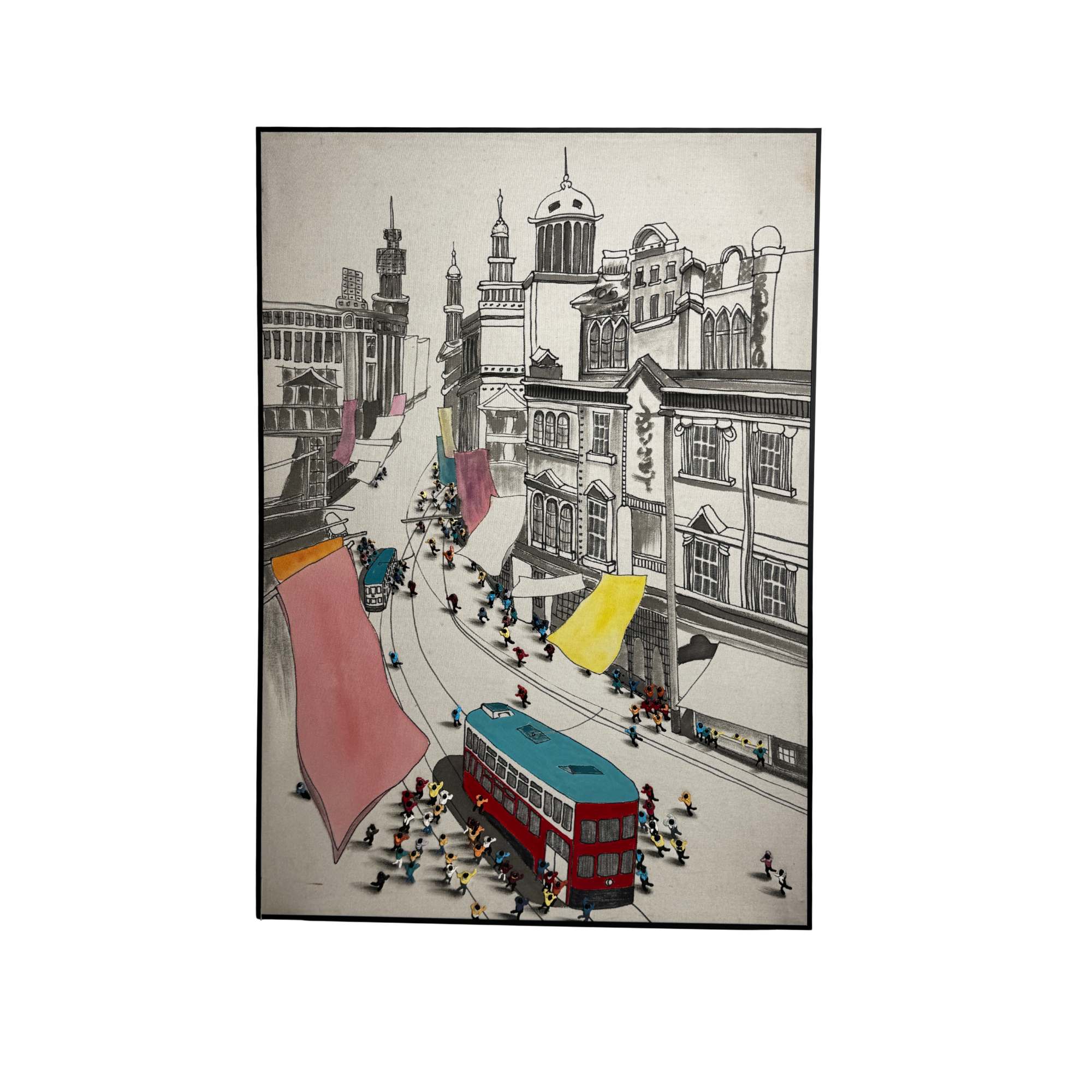 Tiny People: Color and Commotion - 60x90cm