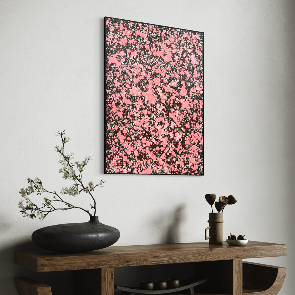 Crimson Blossom Rain