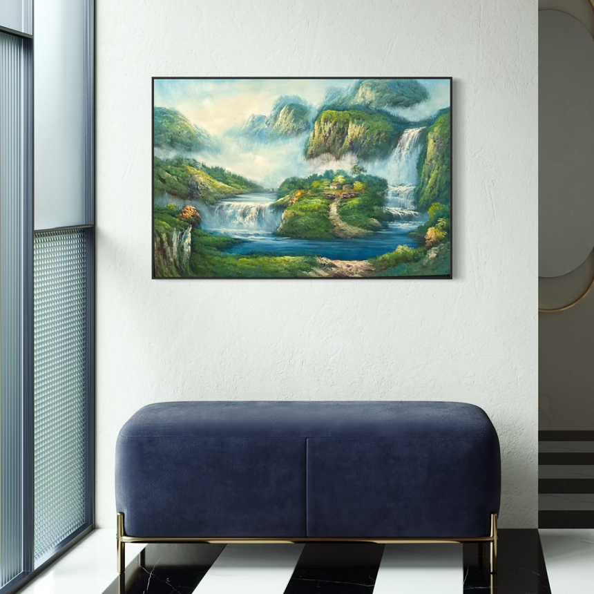 Painting Matters - Double Cascade Wealth