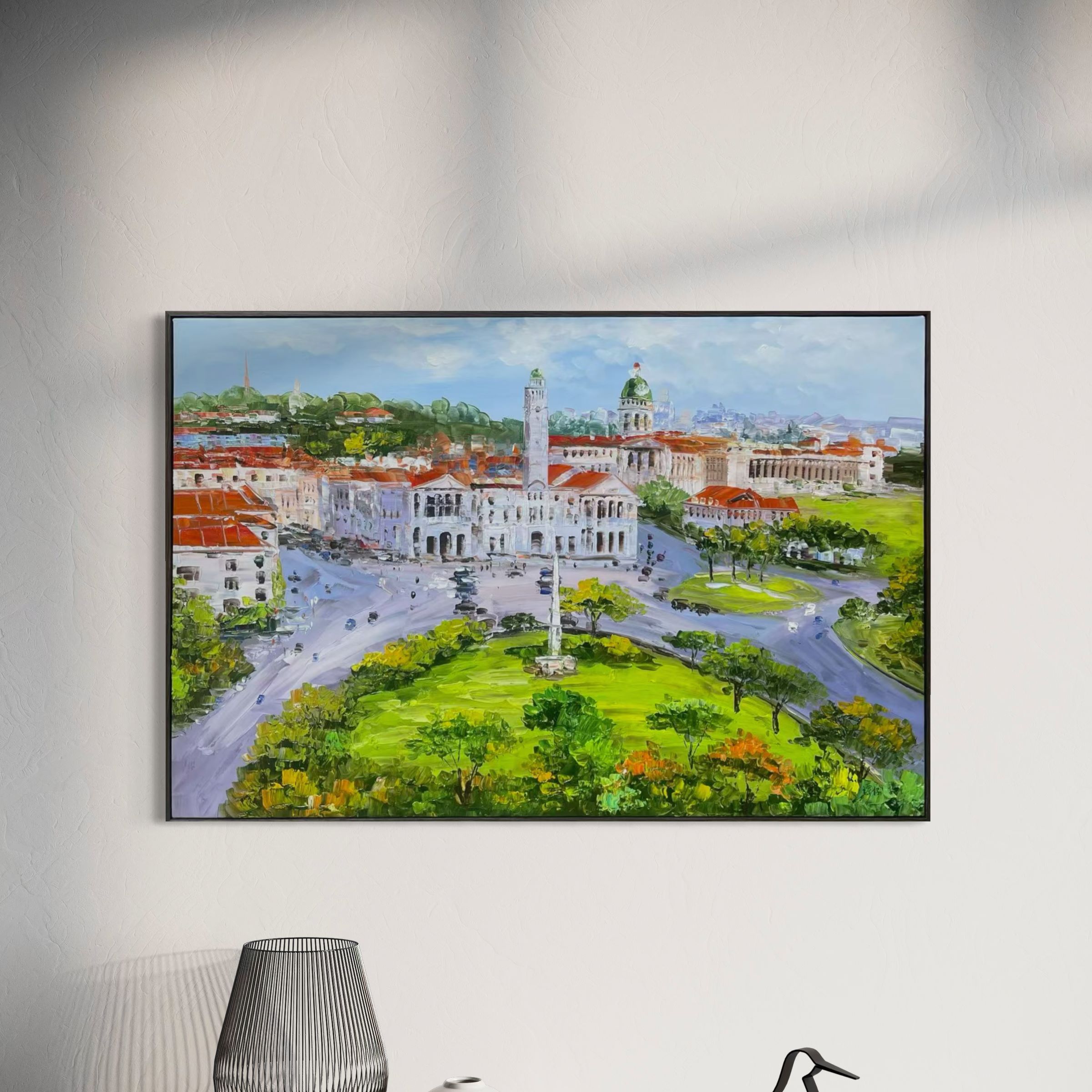 Streets of Singapore: Empress Place - 90x60cm