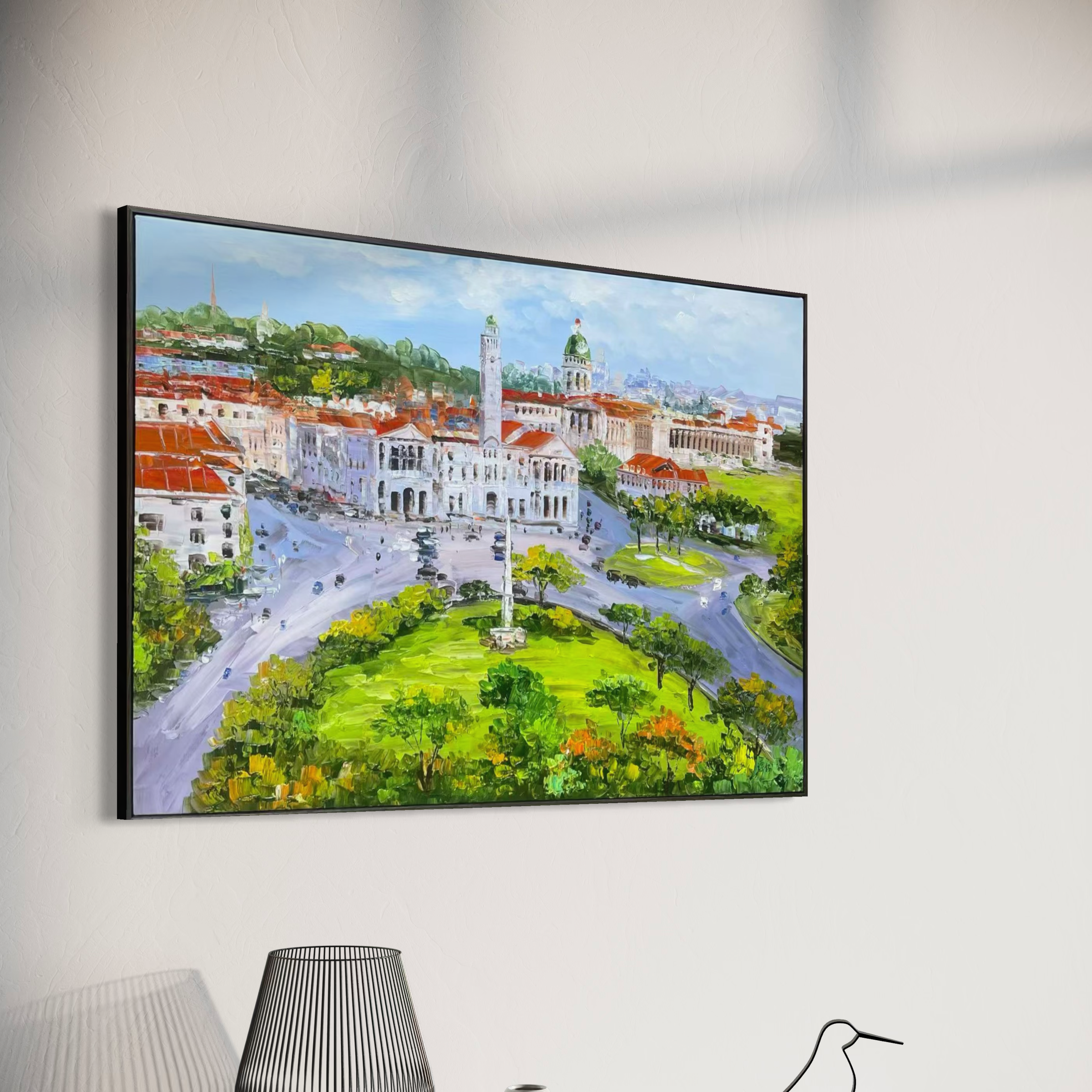 Streets of Singapore: Empress Place - 90x60cm