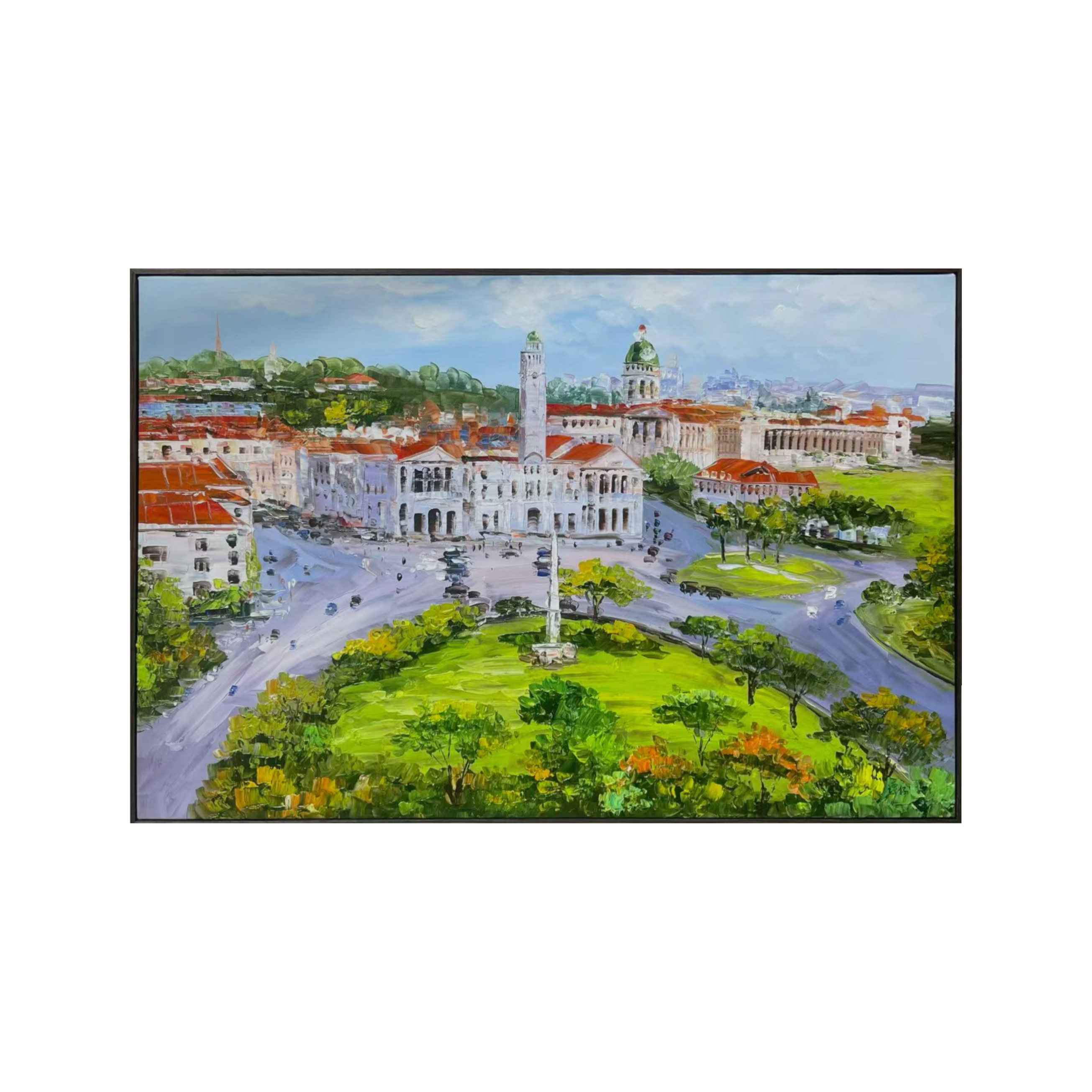 Streets of Singapore: Empress Place - 90x60cm