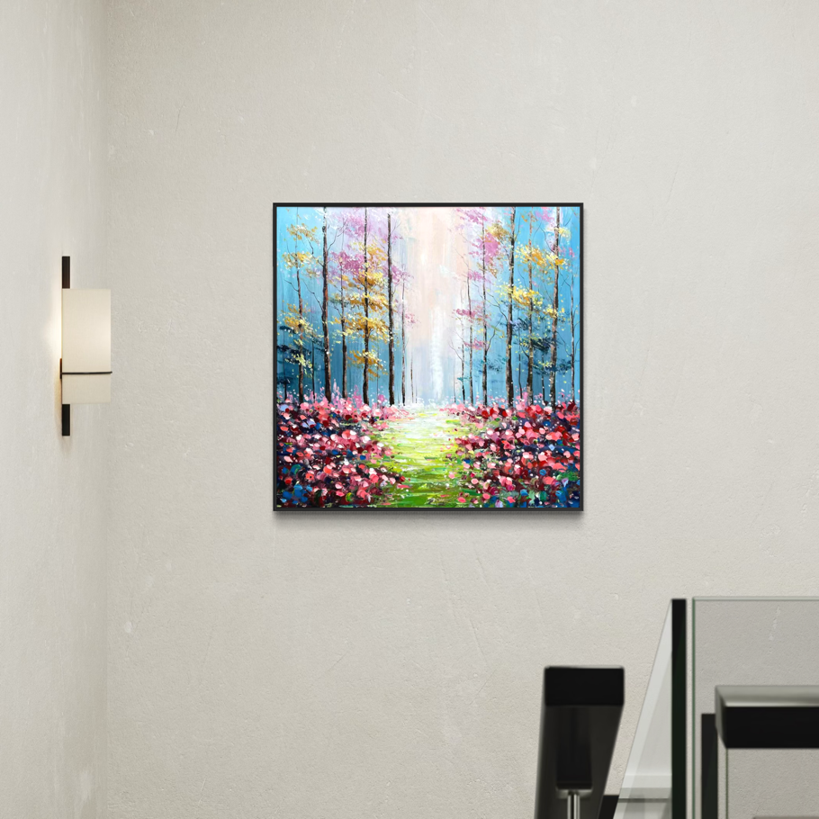 Ethereal Forest Light: Dreamscape Woods - 70x70cm