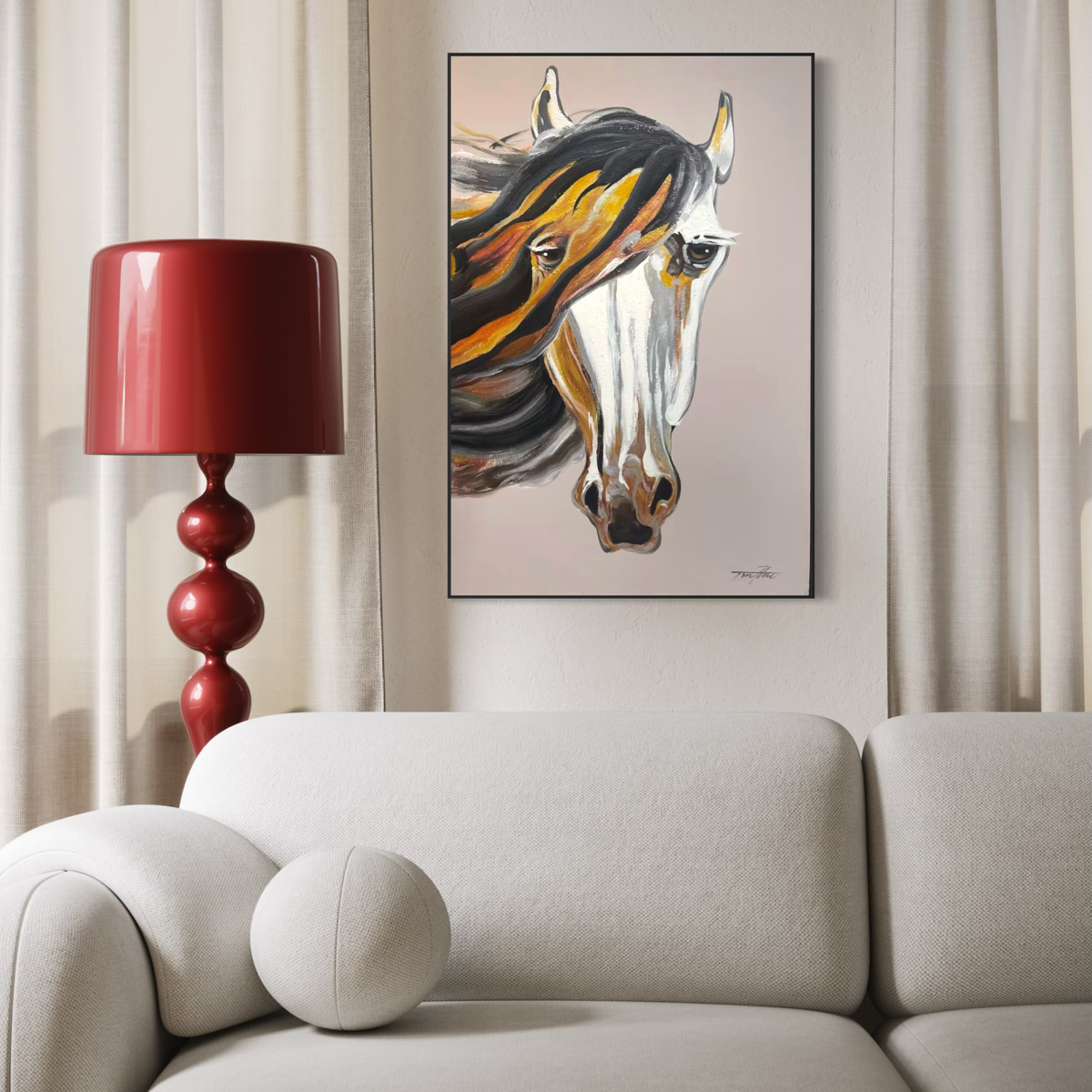 Painting Matters - Flowing Colorful Mane
