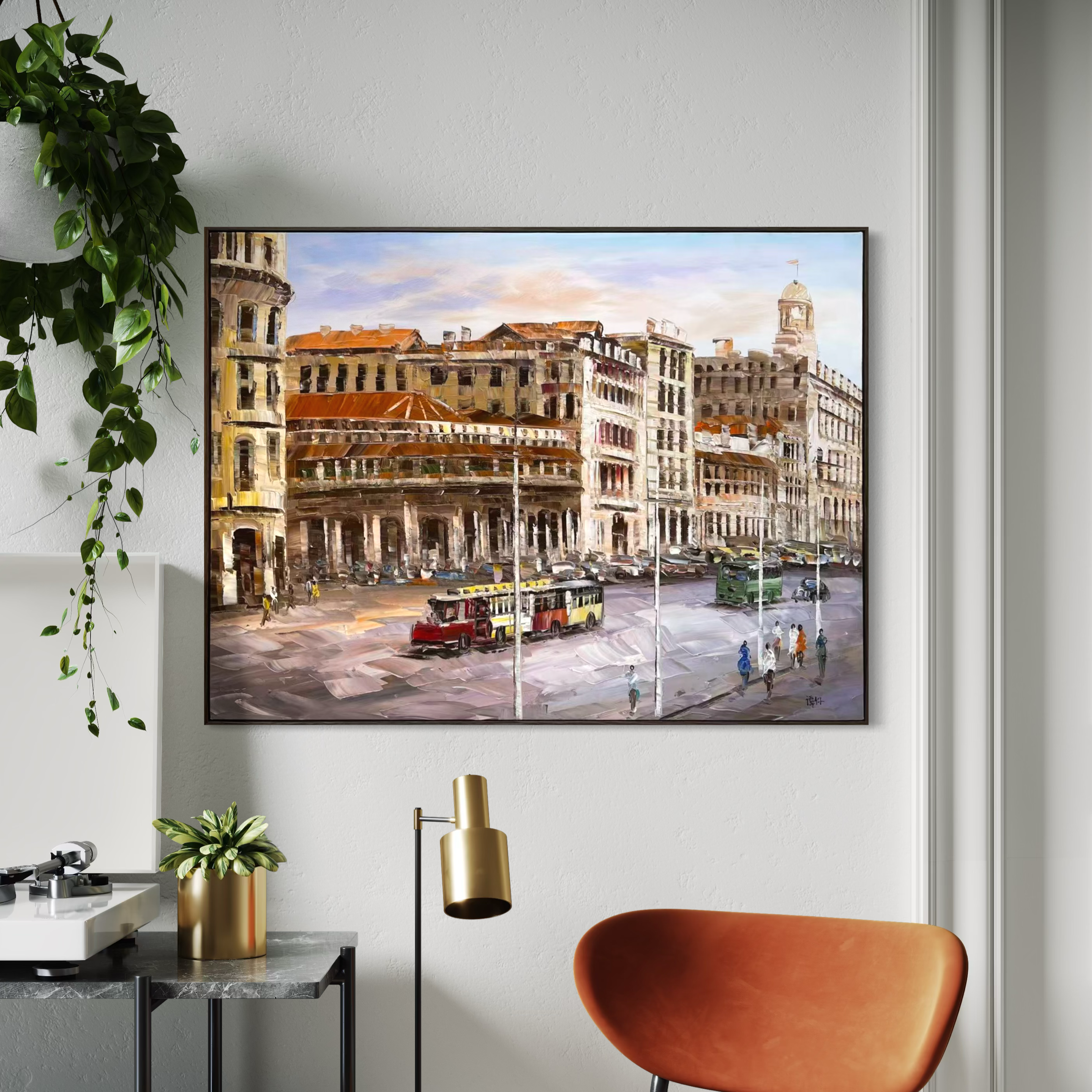 Streets of Singapore: Fullerton Hotel - 60x80cm
