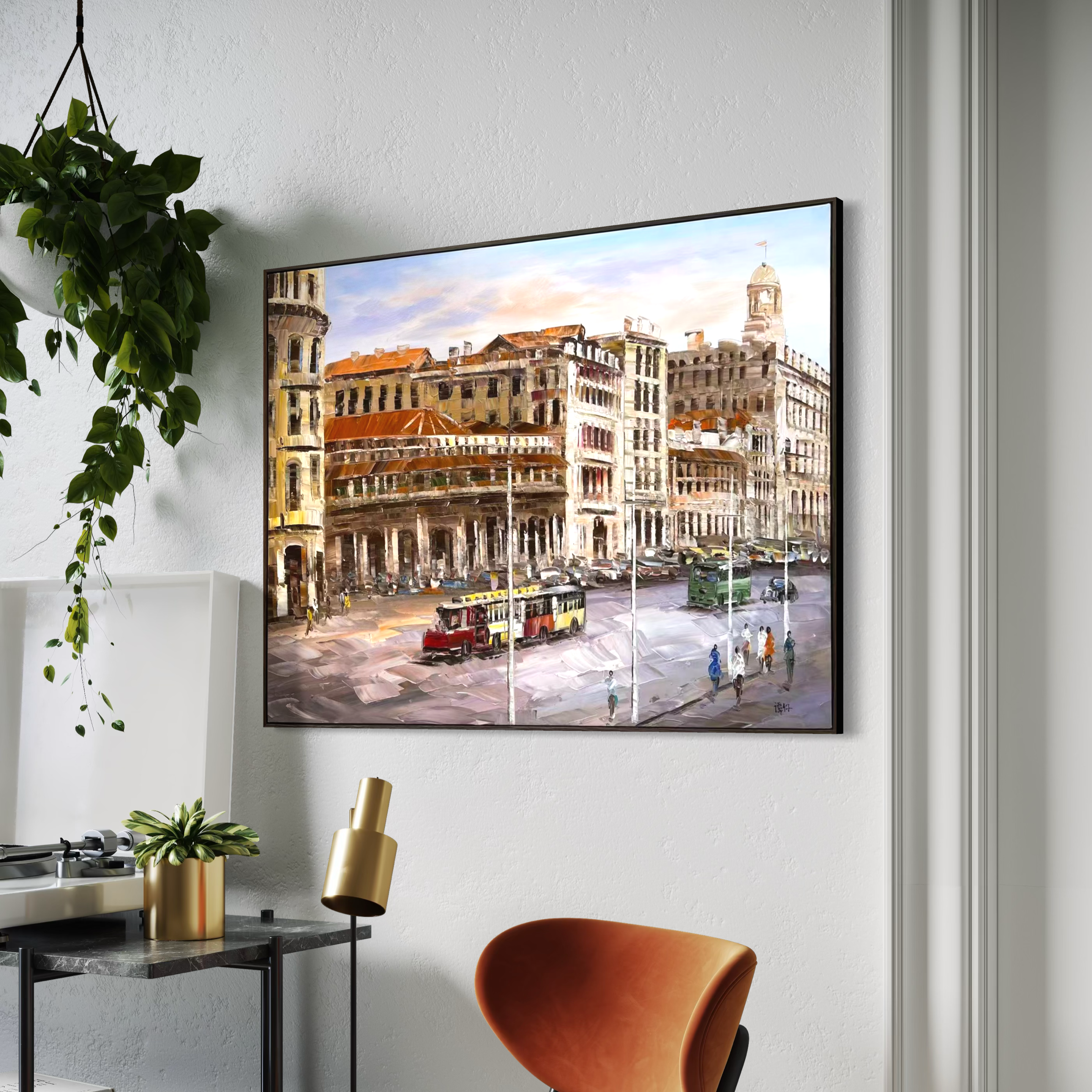 Streets of Singapore: Fullerton Hotel - 60x80cm