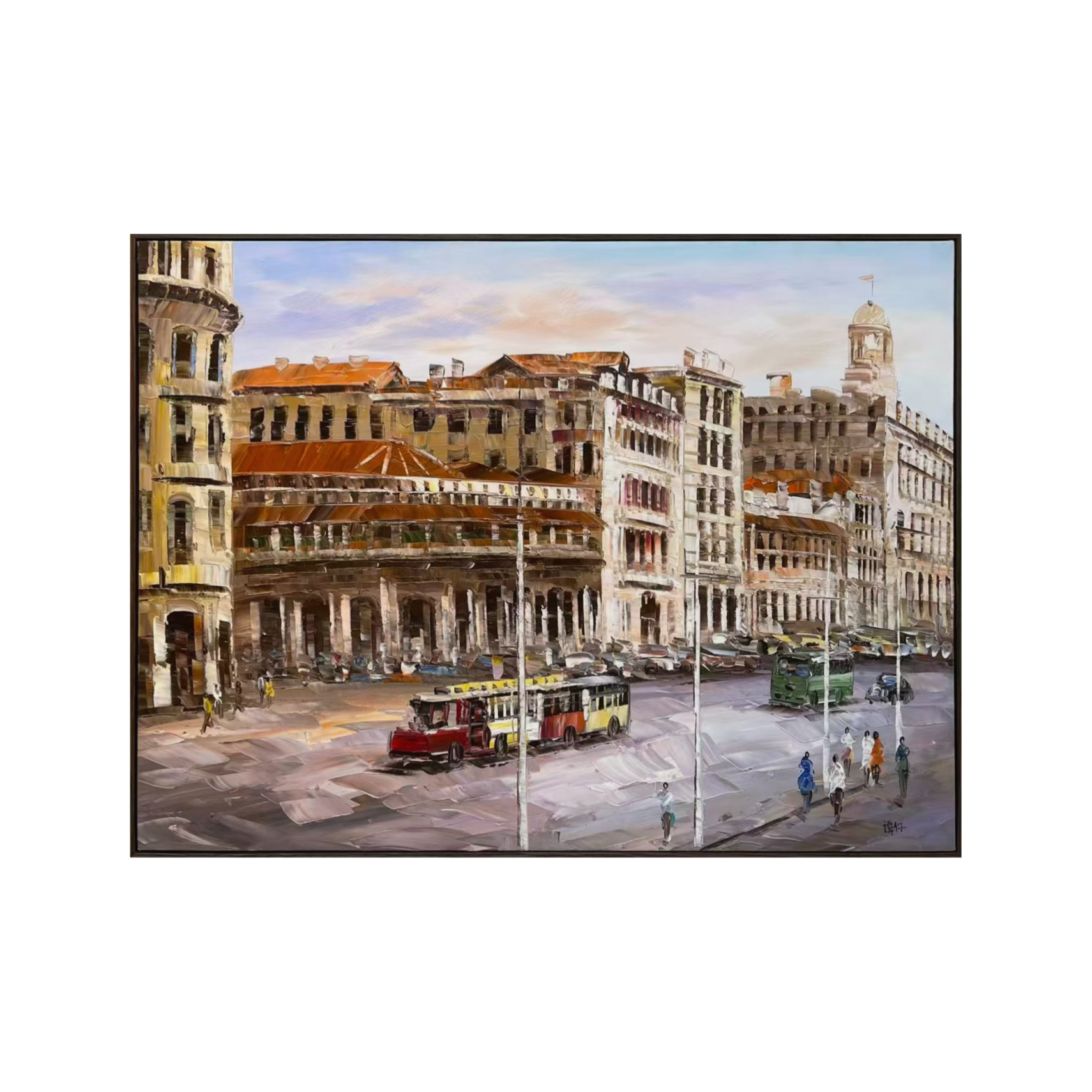 Streets of Singapore: Fullerton Hotel - 60x80cm