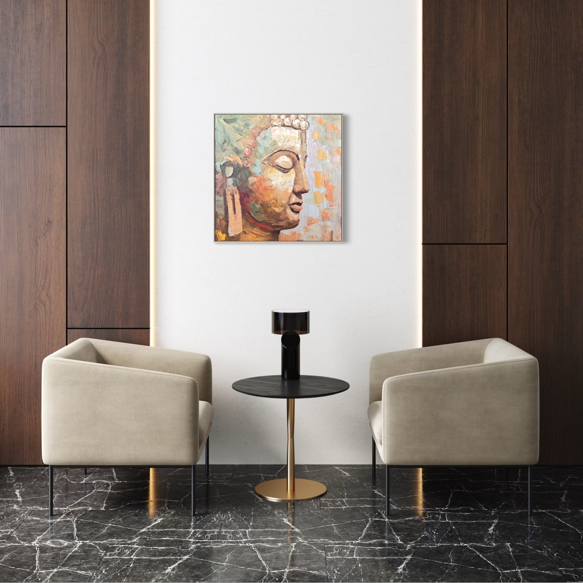 Gilded Buddha Profile