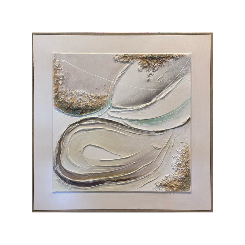 Gilded Curve Relief